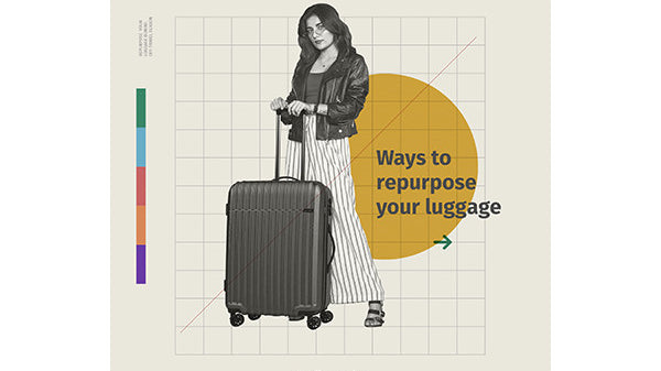 WAYS TO REPURPOSE YOUR LUGGAGE