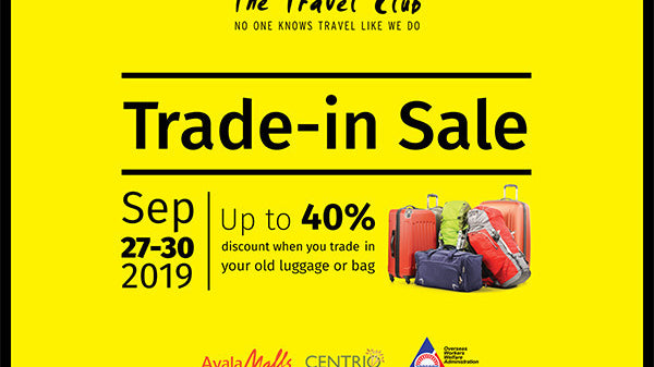 THE TRAVEL CLUB TRADE-IN SALE IS BACK WITH “A CASE FOR A CAUSE IN MINDANAO”