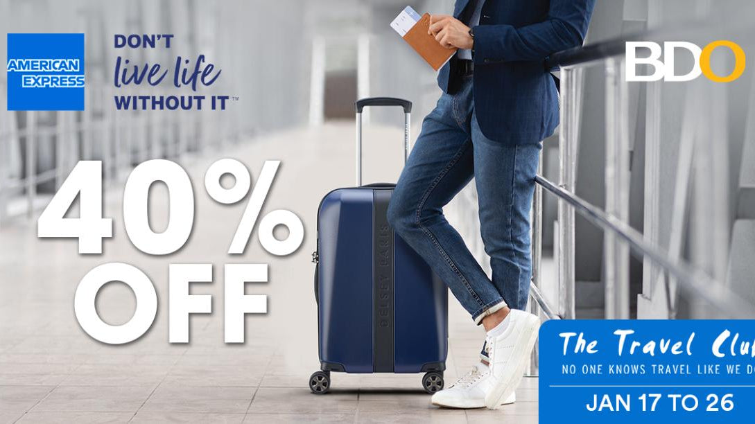 Your Next Adventure awaits with your BDO-issued American Express Card® and The Travel Club!