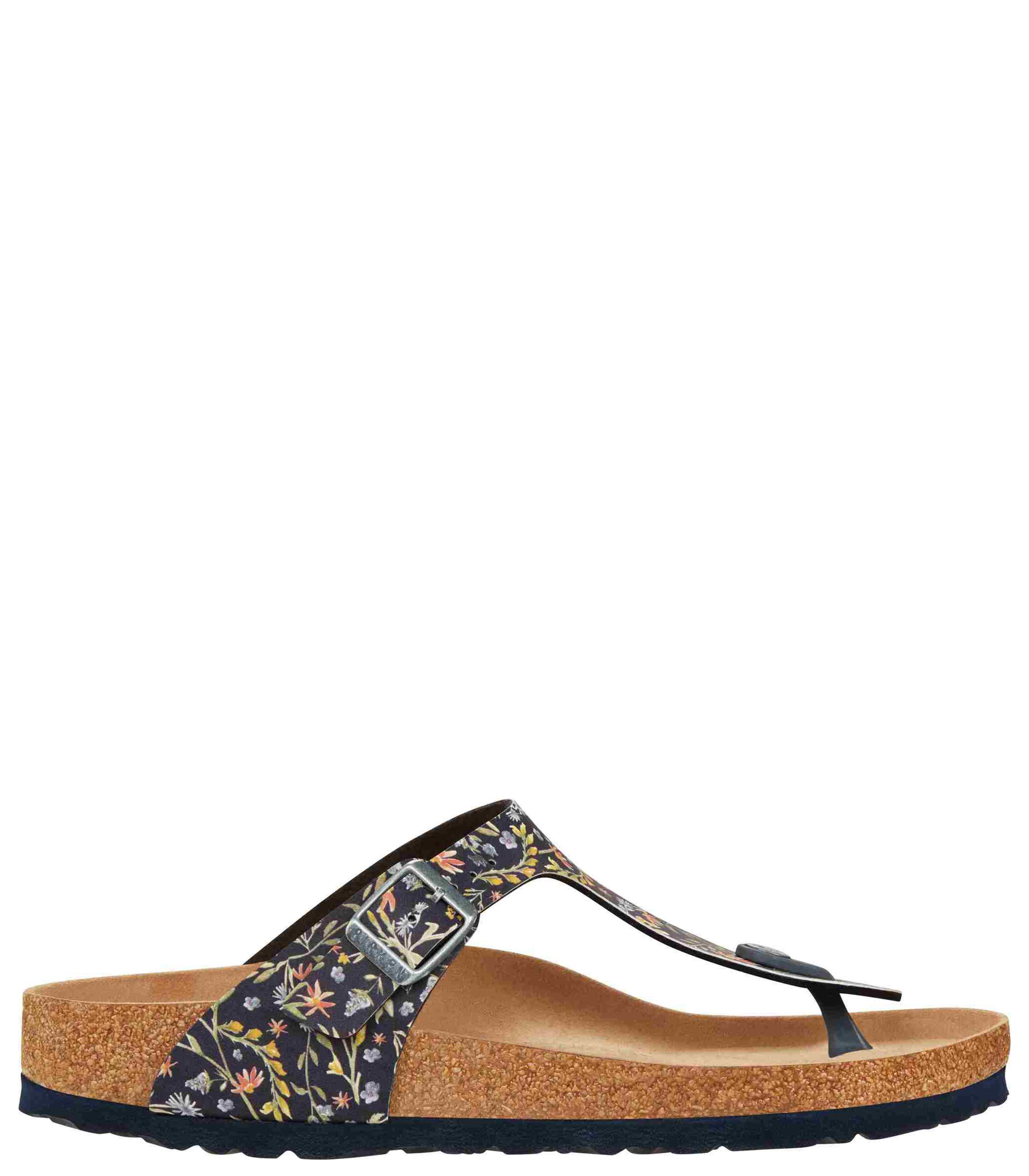 BIRKENSTOCKGizeh Womens Watercolor Flwr Nvy