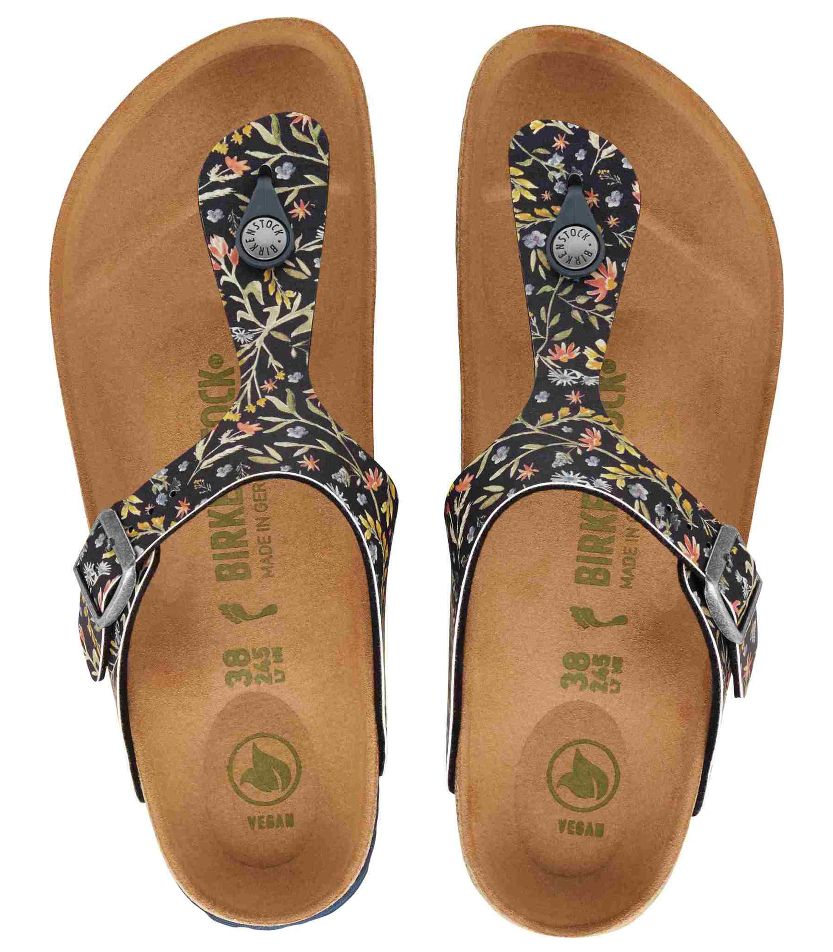 BIRKENSTOCKGizeh Womens Watercolor Flwr Nvy