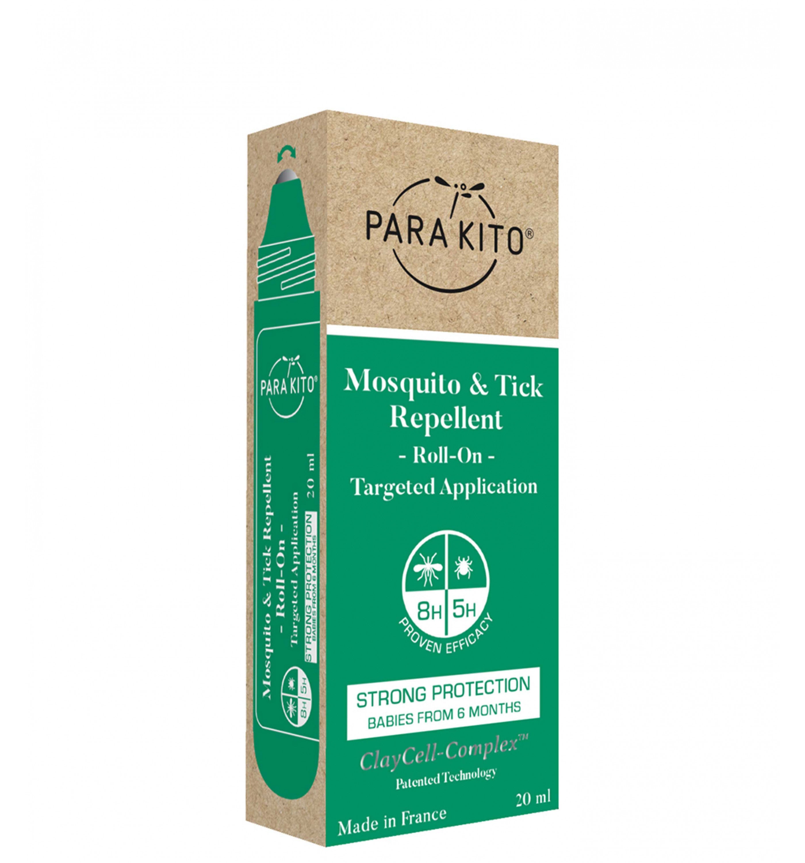 PARAKITOMosquito & Tick Repellent 20Ml Roll-On Strong Protection Roll-On
