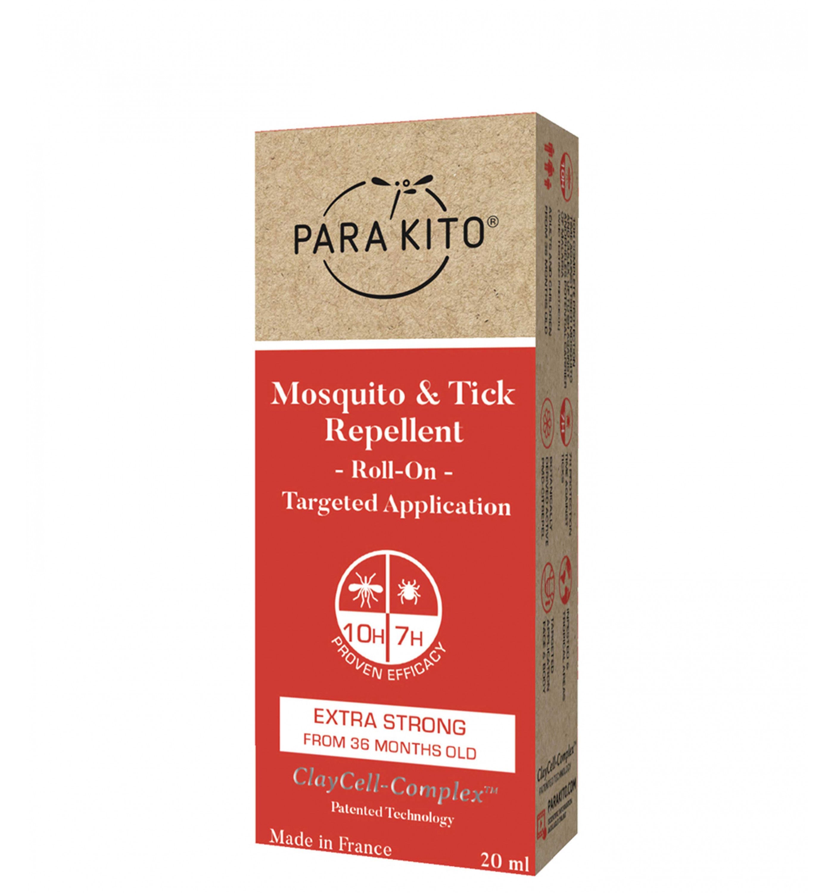 PARAKITOMosquito & Tick Repellent 20Ml Roll-On Extra Strong Protection Roll-On