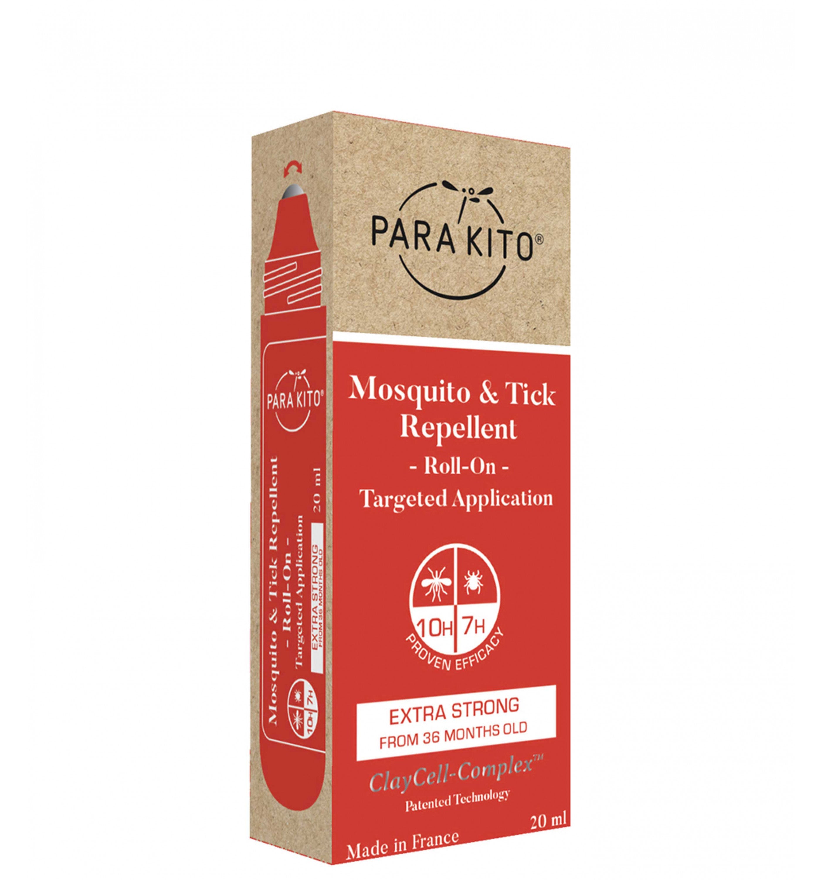 PARAKITOMosquito & Tick Repellent 20Ml Roll-On Extra Strong Protection Roll-On