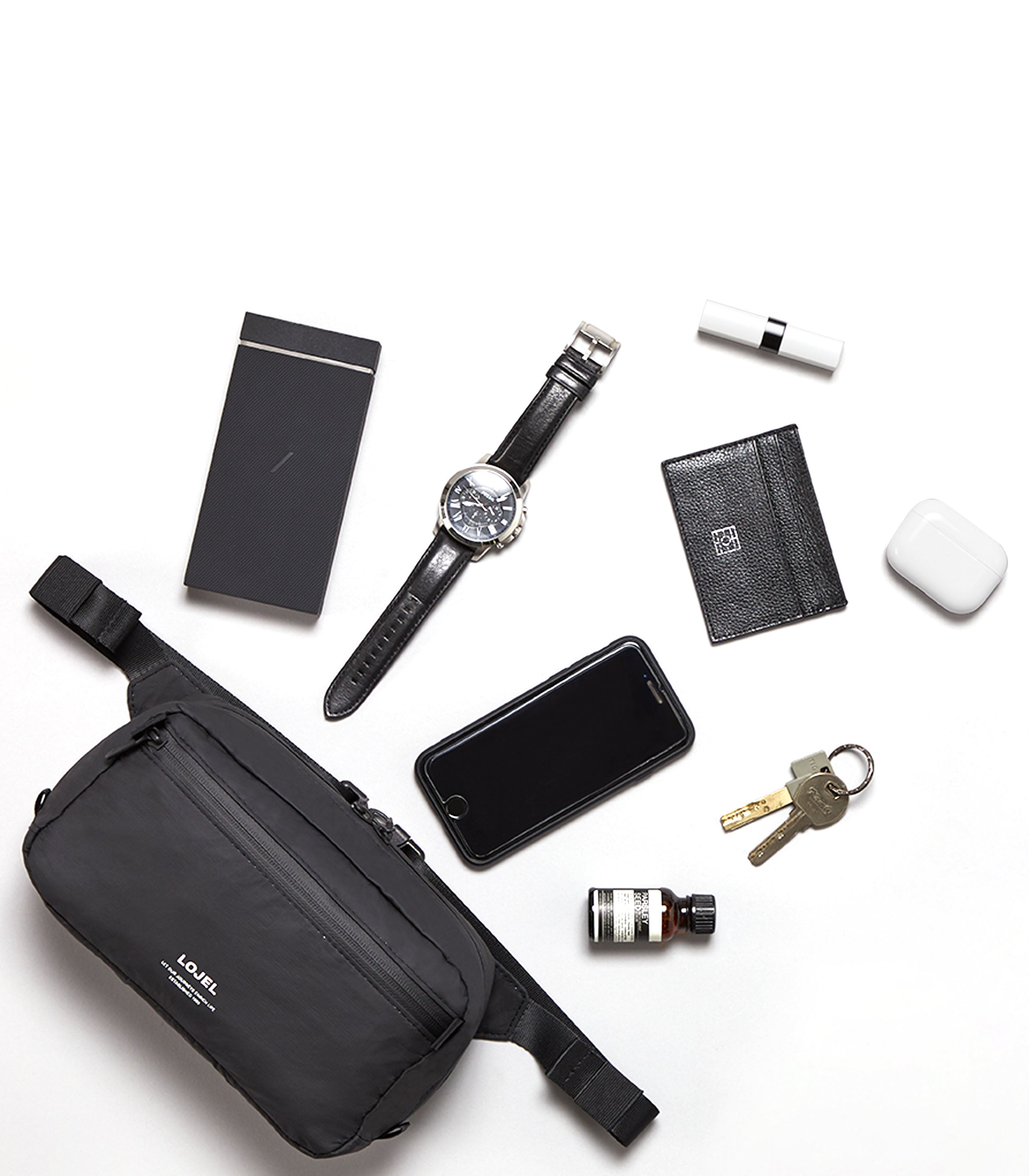 LOJELSlash Series Hip/Shoulder Pack Matte Black
