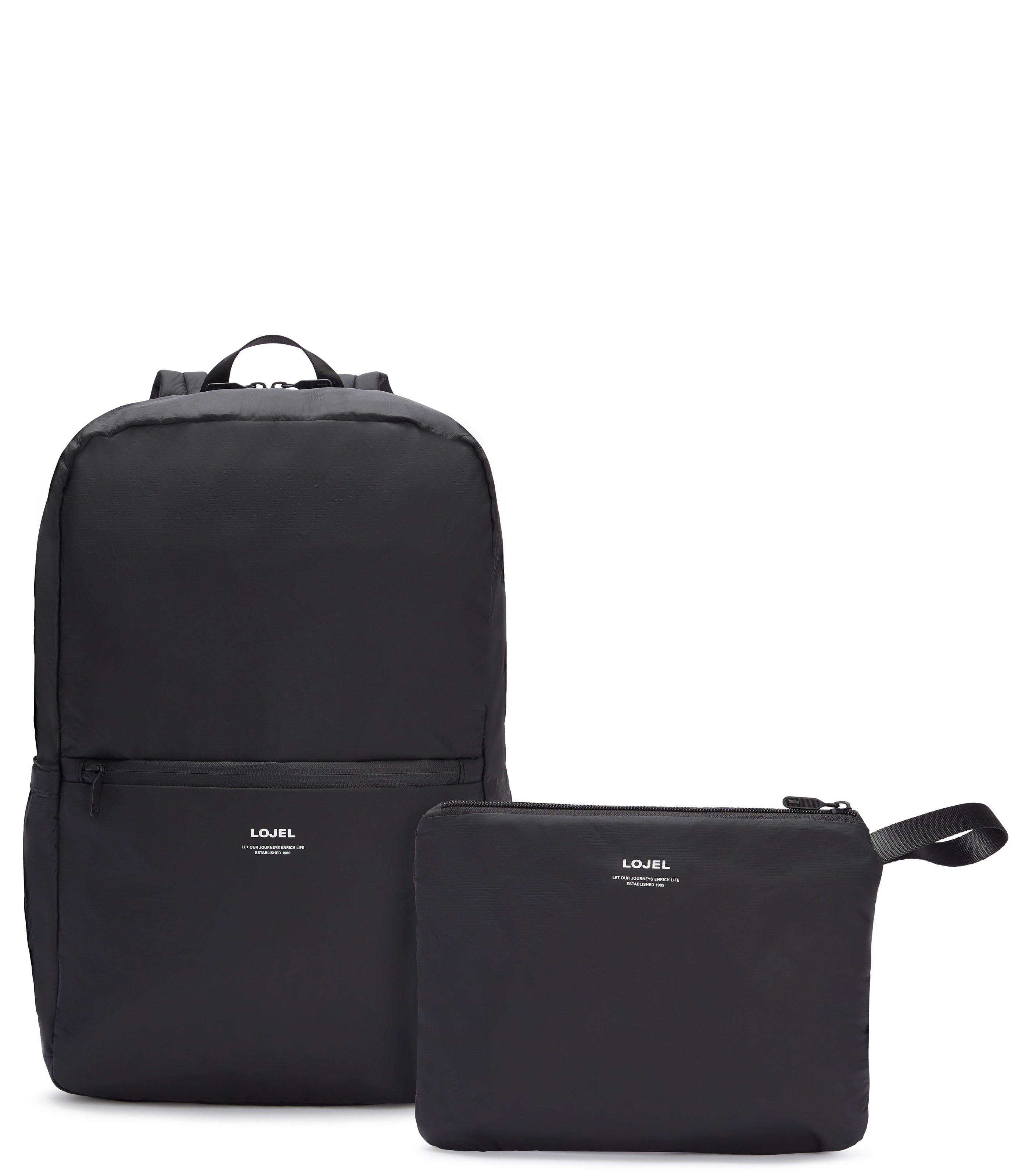 LOJELSlash Series Foldable Travel/Daypack Matte Black