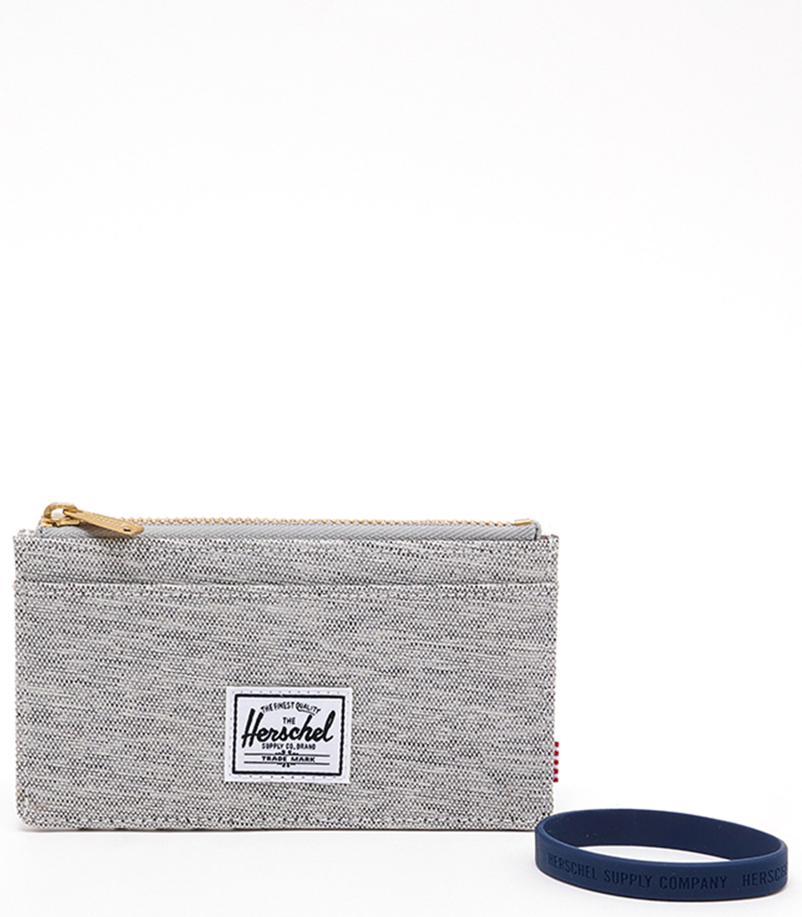 HERSCHELHerschel Oscar Ii Rfid Light Grey Crosshatch Wallet
