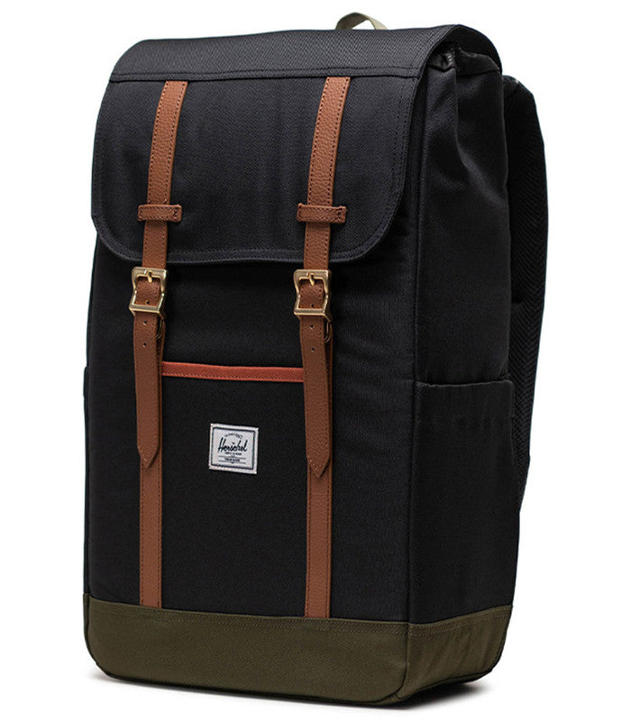 HERSCHELHerschel Retreat Black/Ivy Green/Chutney Backpack