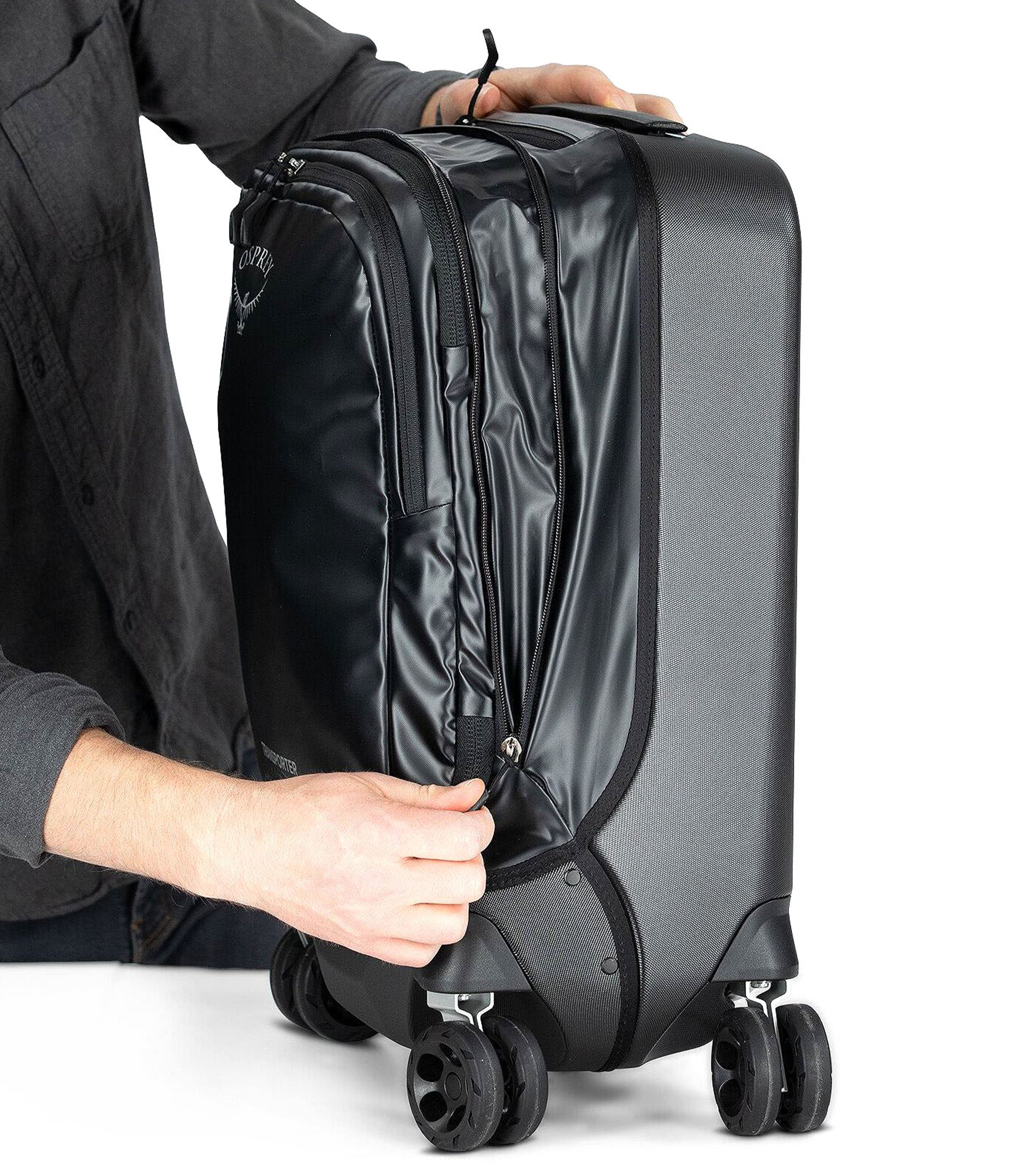 OSPREYTransporter 4 Wheel Hard Hybrid Carry-On 36+5 L/22 Softcase Luggage
