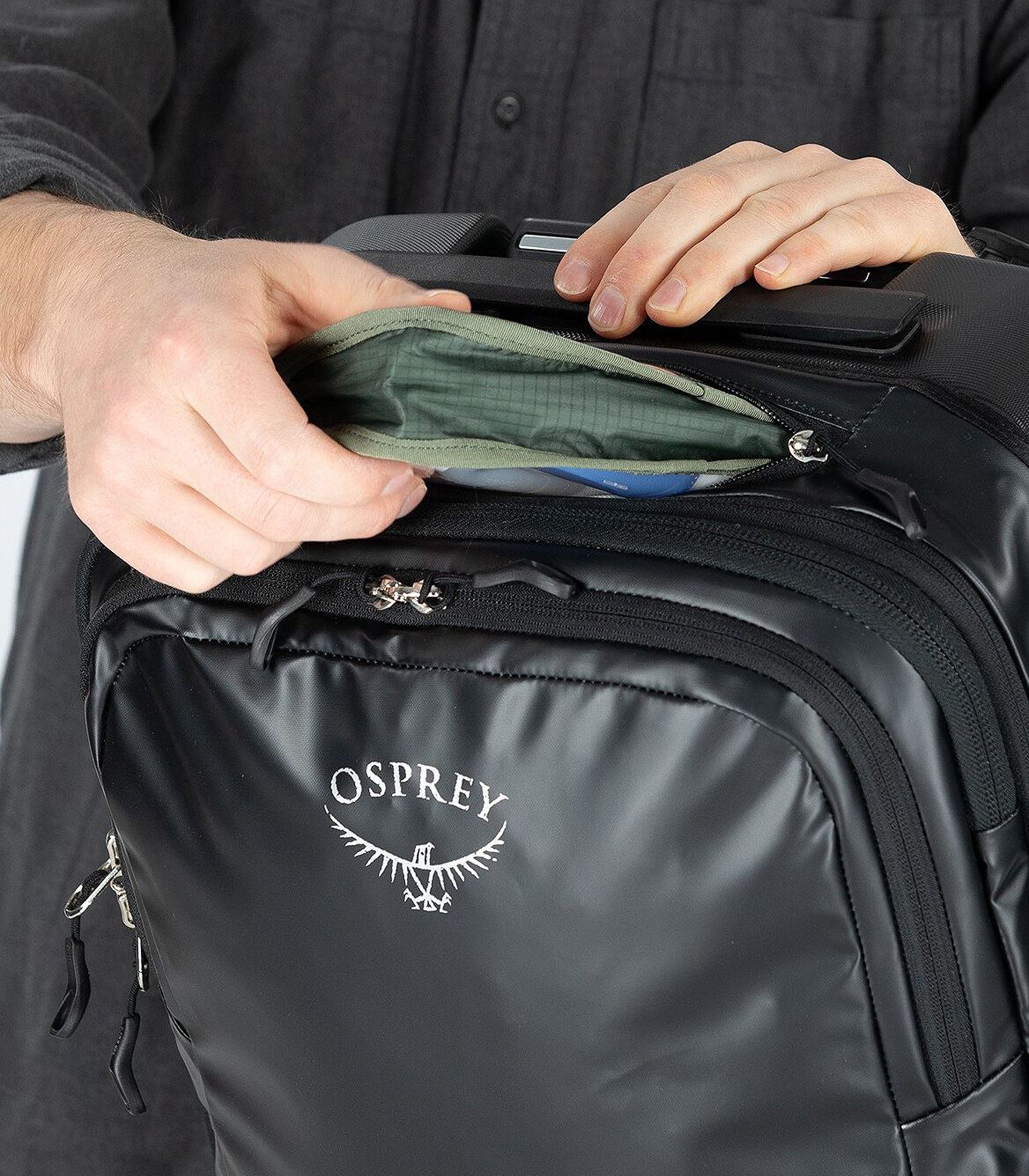 OSPREYTransporter 4 Wheel Hard Hybrid Carry-On 36+5 L/22 Softcase Luggage