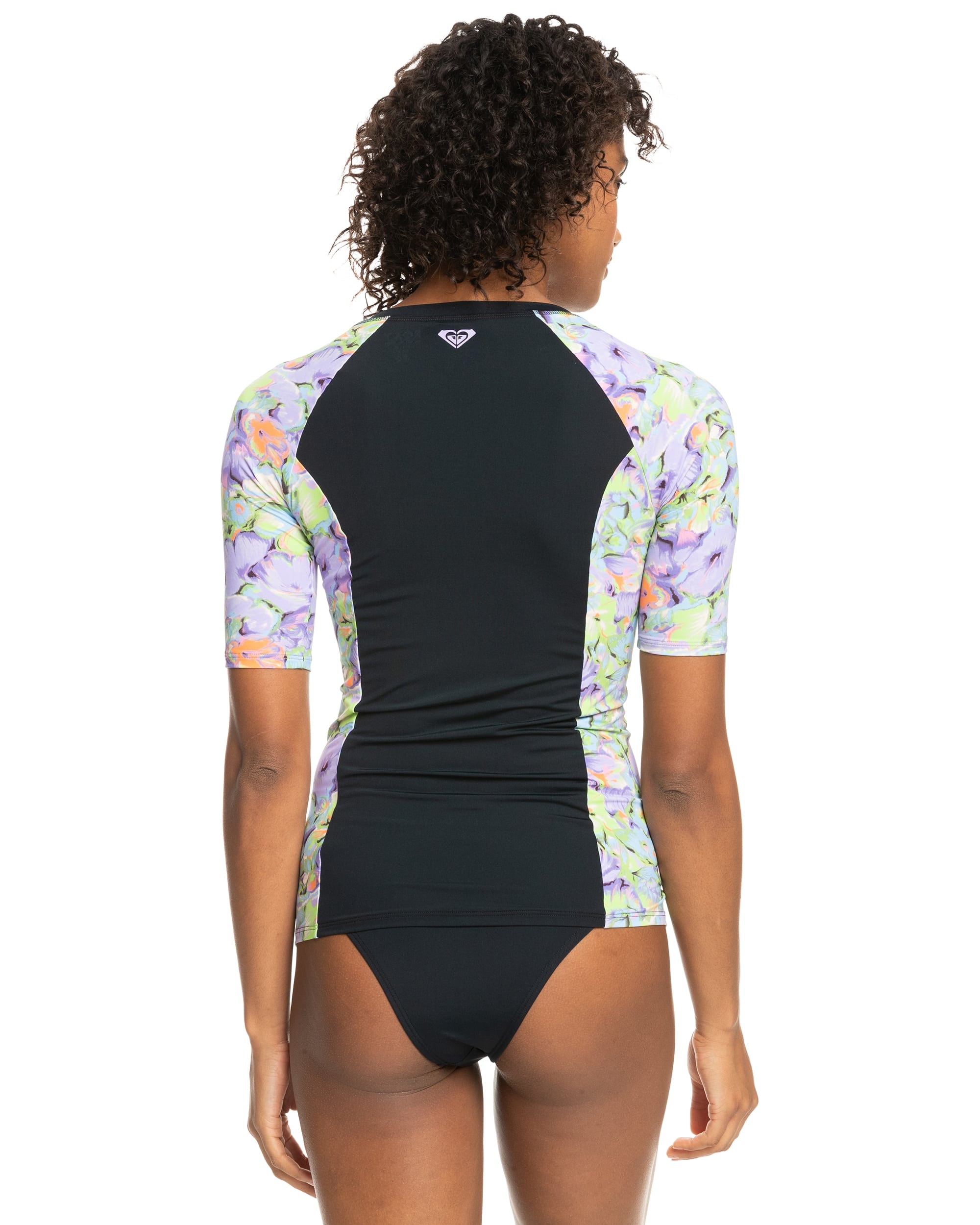 ROXYNew SS Lycra Zipped Throught Rashguard