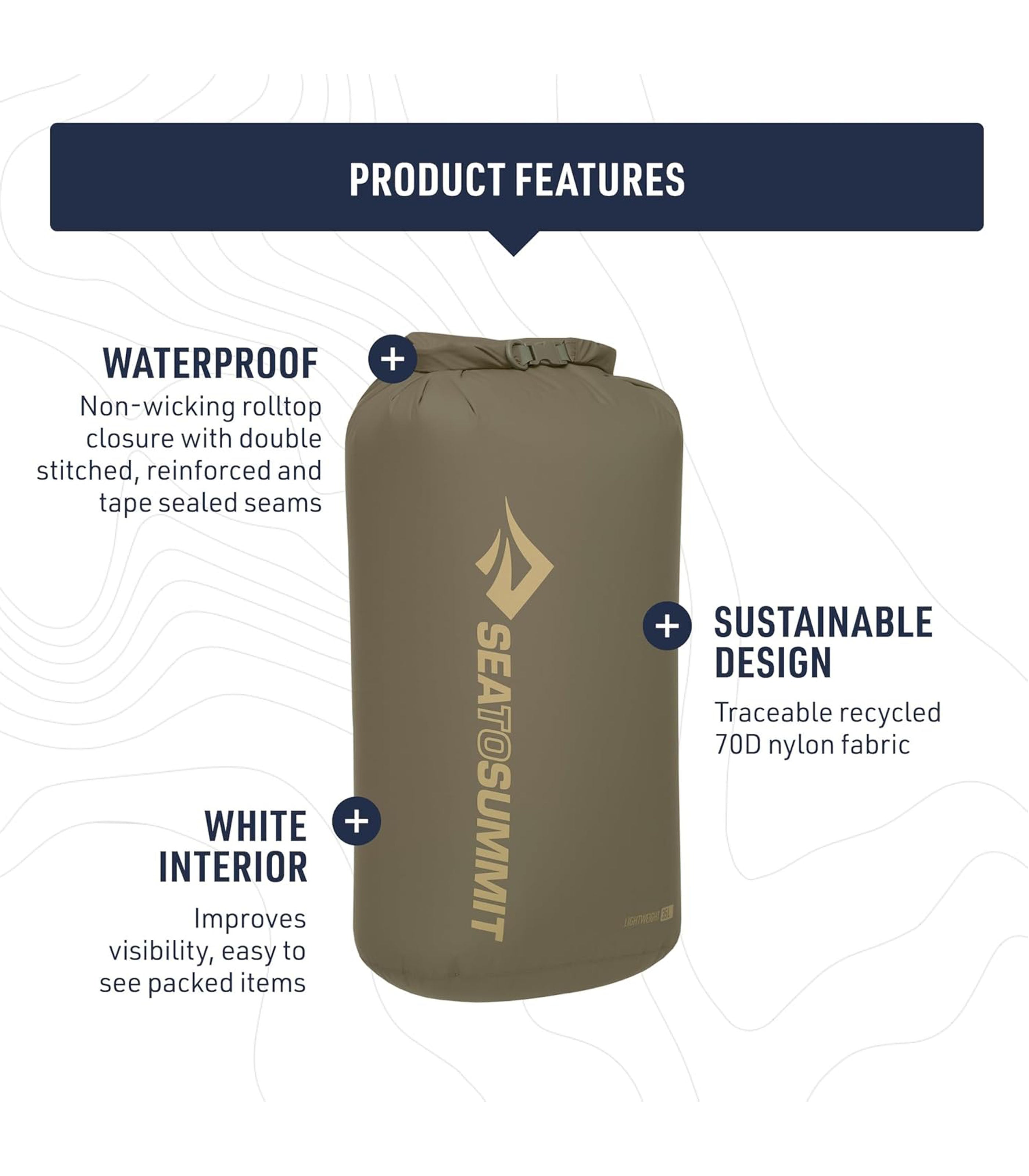 SEA TO SUMMIT PTY LTDLightweight Dry Bag 5 Litre - Beluga
