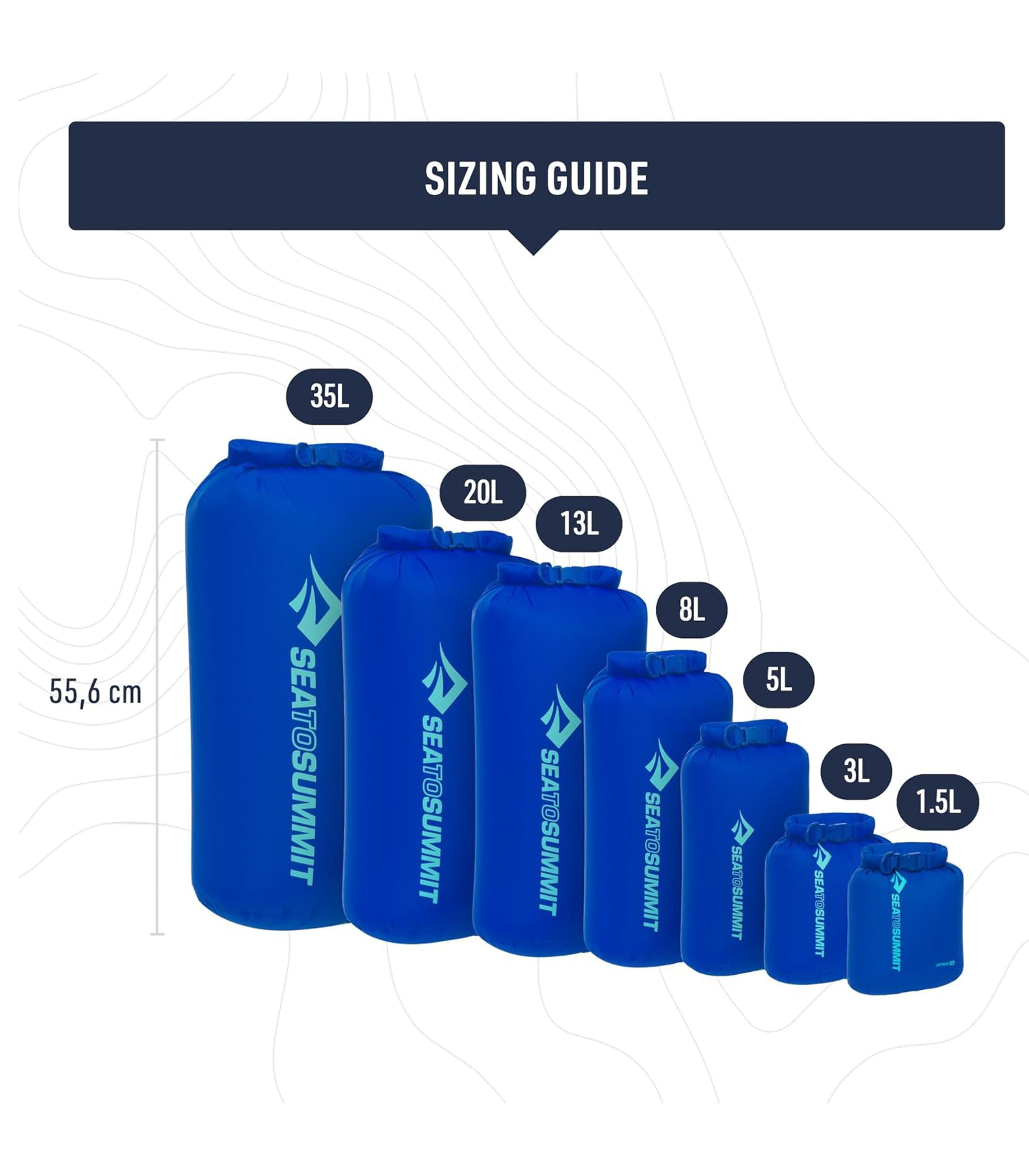 SEA TO SUMMIT PTY LTDLightweight Dry Bag 5 Litre - Beluga