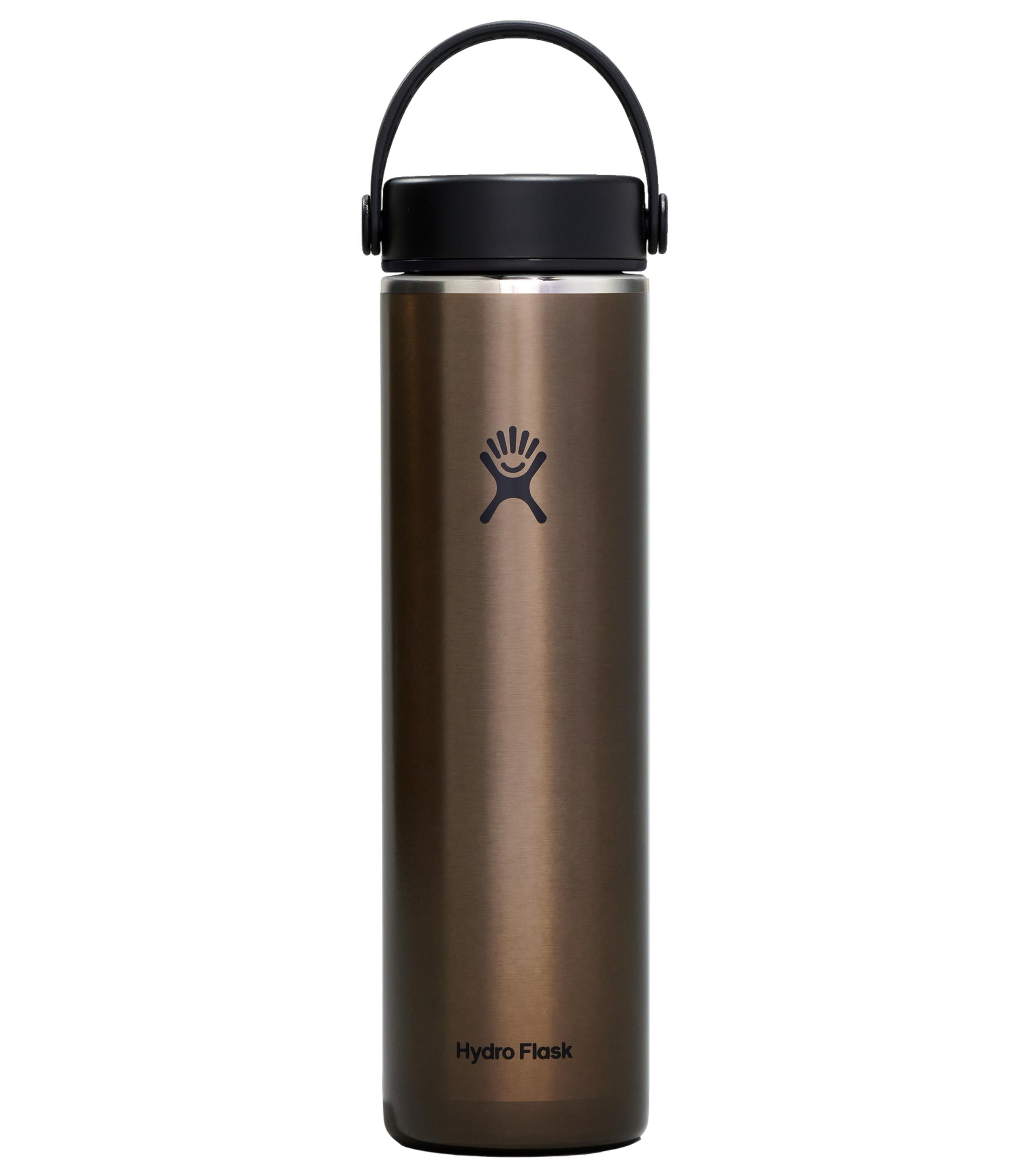 HYDRO FLASKHYDRO FLASK 24 OZ LIGHTWEIGHT WIDE FLEX CAP OBSIDIAN
