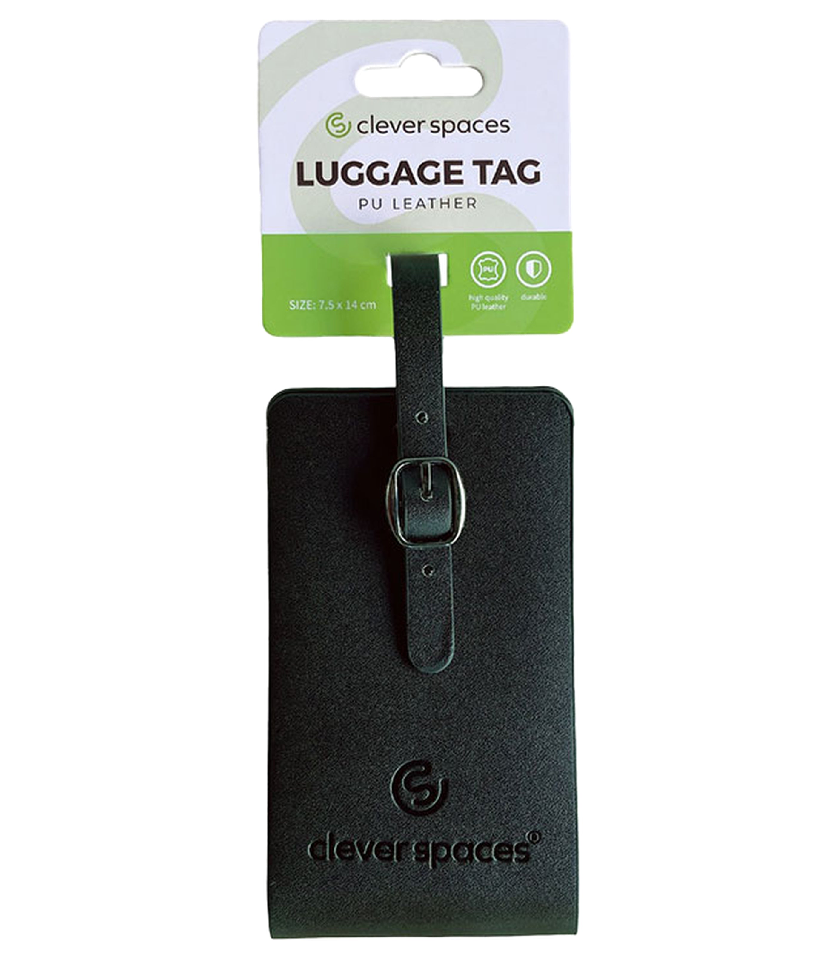 CLEVER SPACESPu Leather Luggage Tag