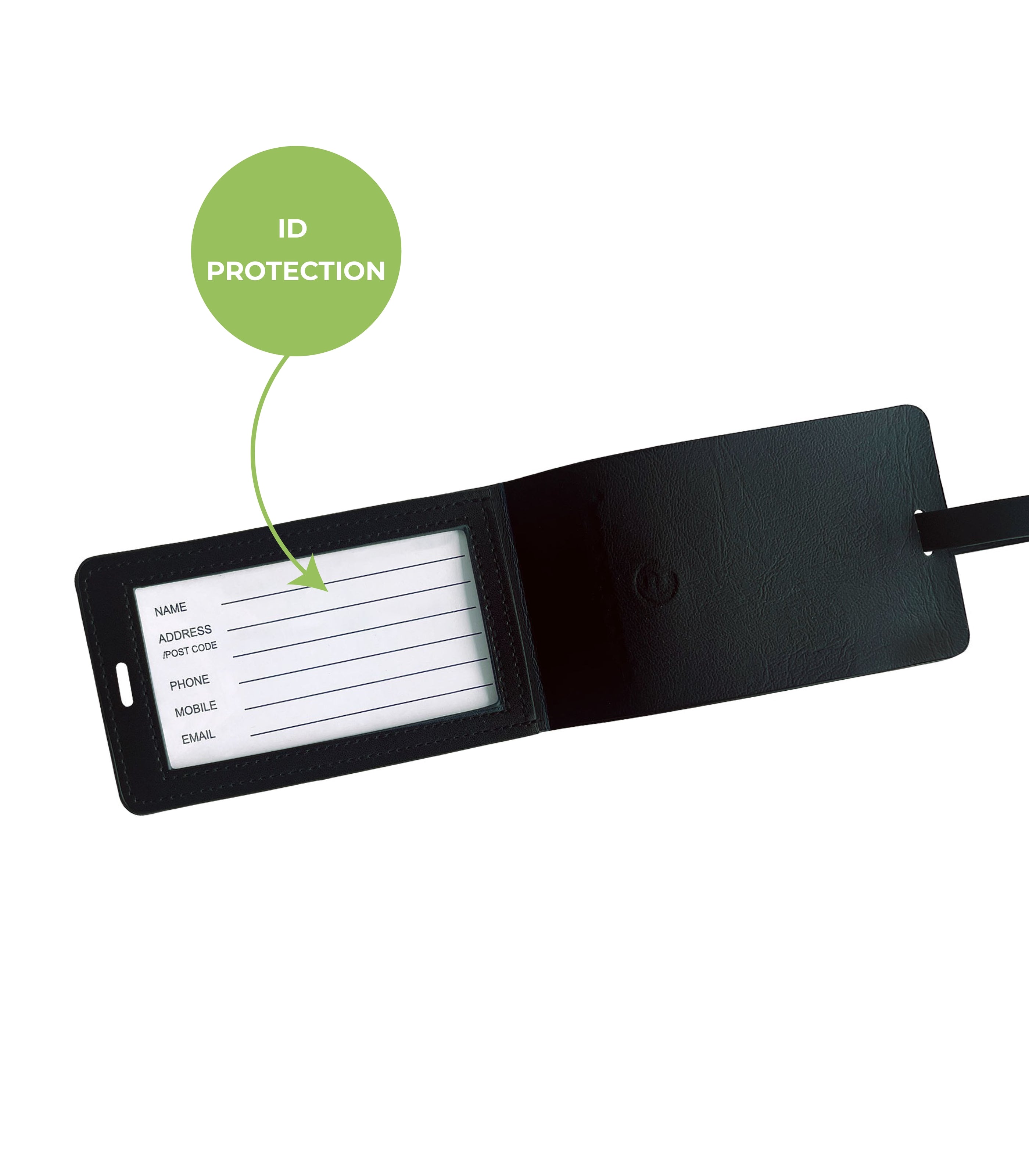 CLEVER SPACESPu Leather Luggage Tag