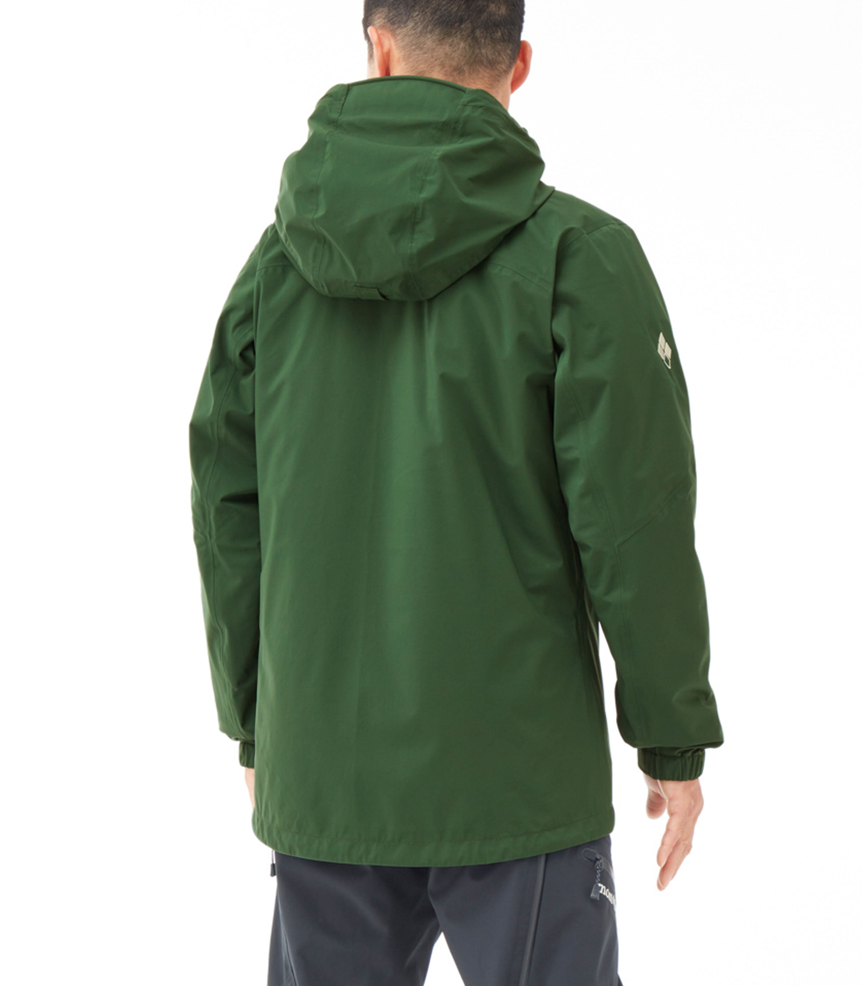MONTBELLMONTBELL 3IN1 FALL LINE PARKA DARK GREEN 22 MENS TRI-CLIMATE JACKET