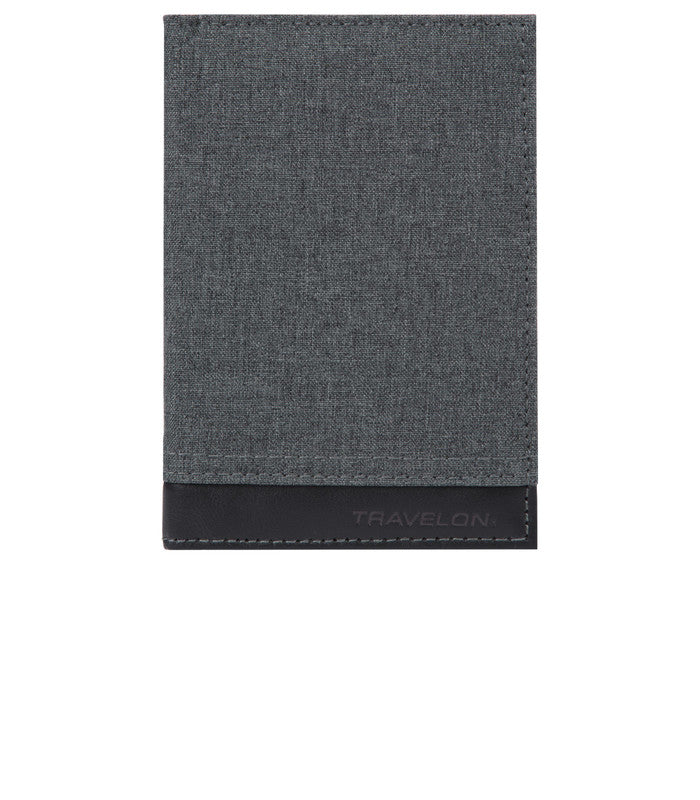 TRAVELONRFID Blocking Passport Case - Grey
