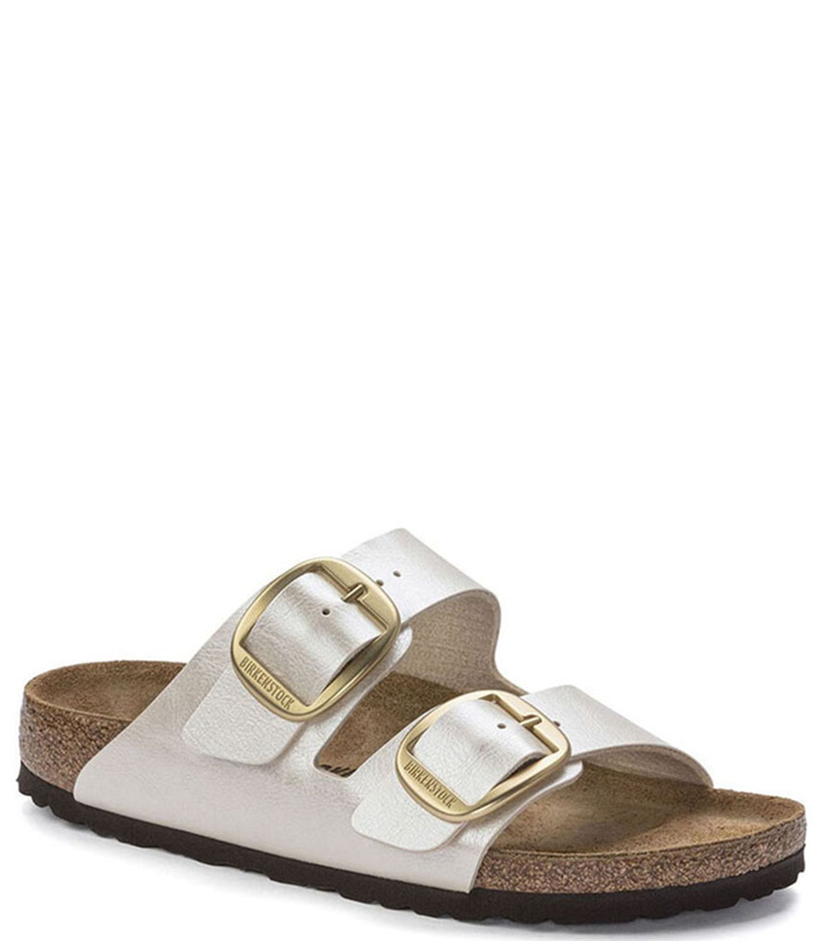BIRKENSTOCKArizona Big Buckle Womens Pearl White