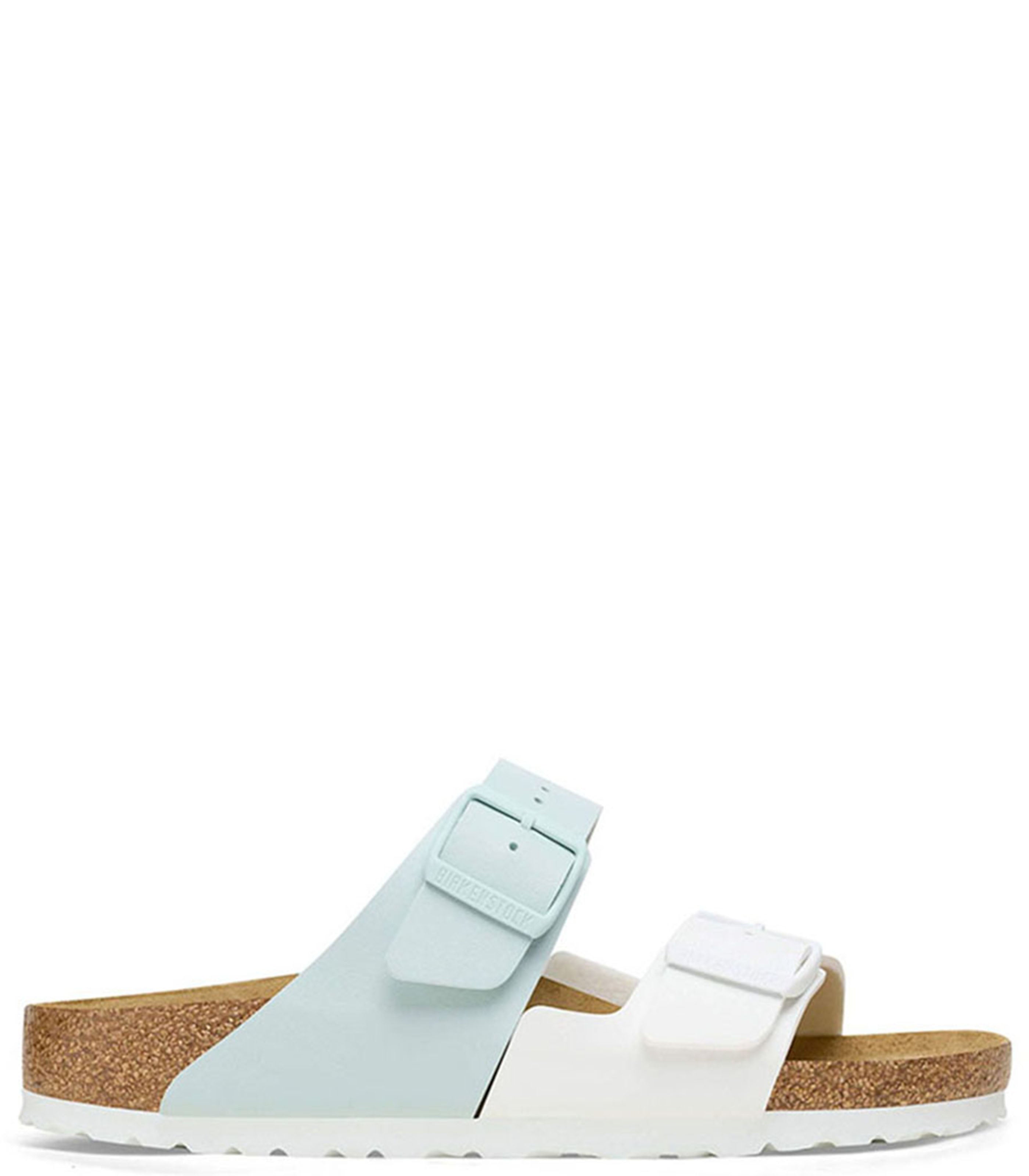 BIRKENSTOCKArizona Split Womens White/Surf Green