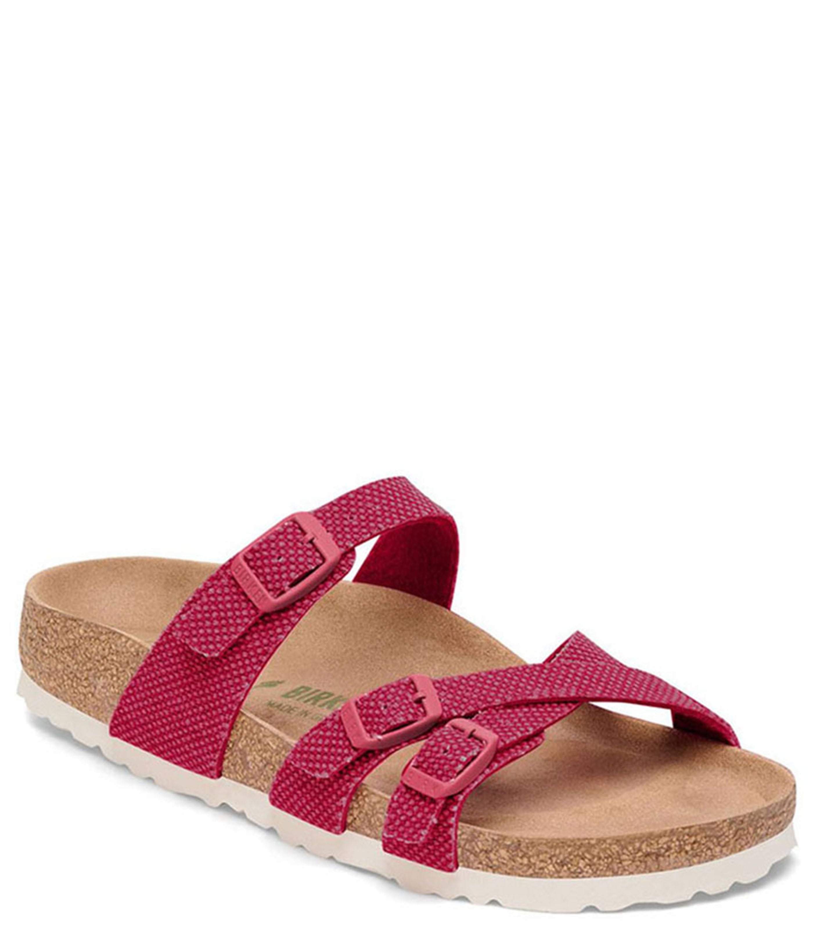 BIRKENSTOCKFranca Rivet Logo Womens Fuchsia Tulip