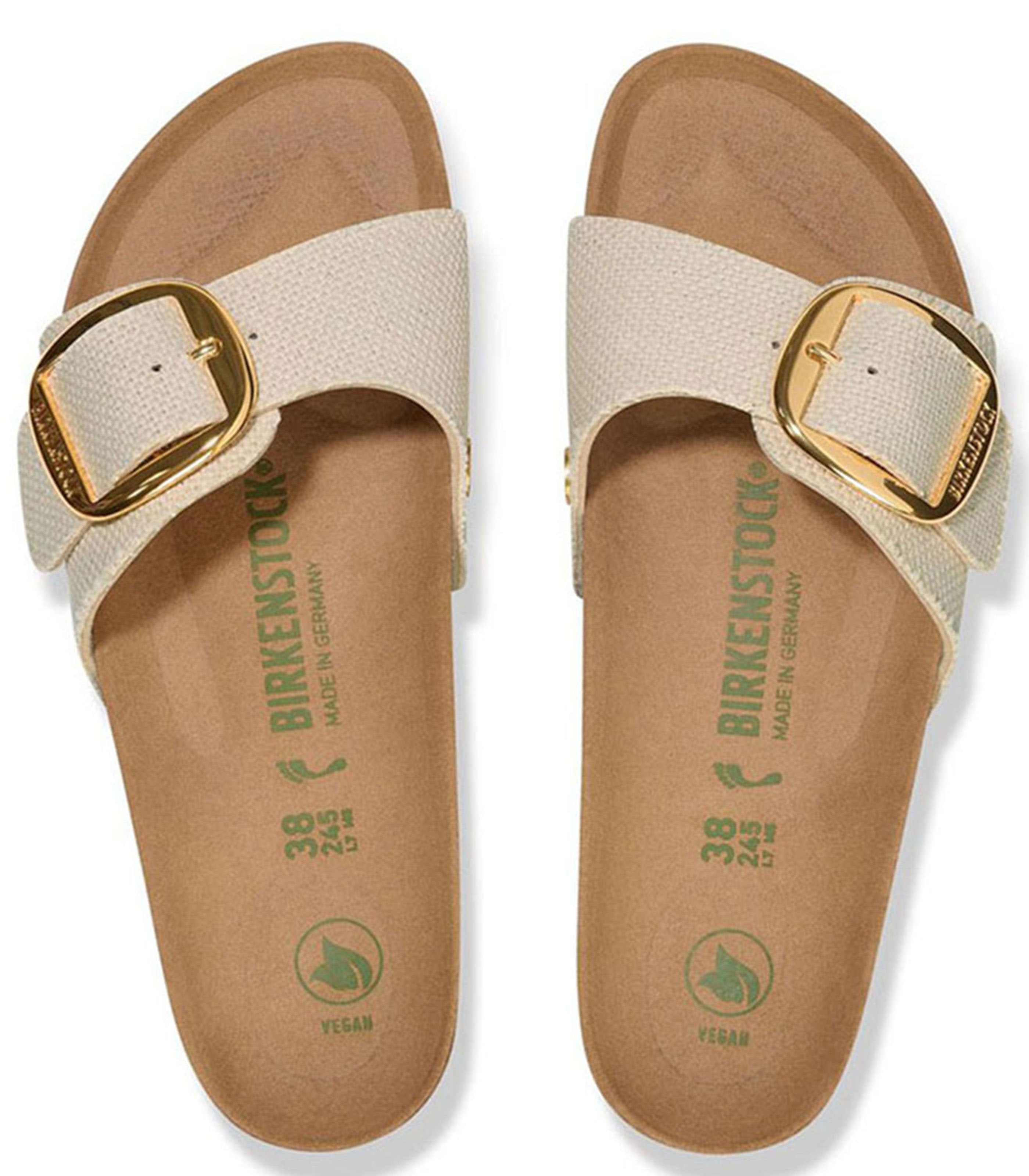BIRKENSTOCKMadrid Big Buckle Rivet Logo Womens Eggshell