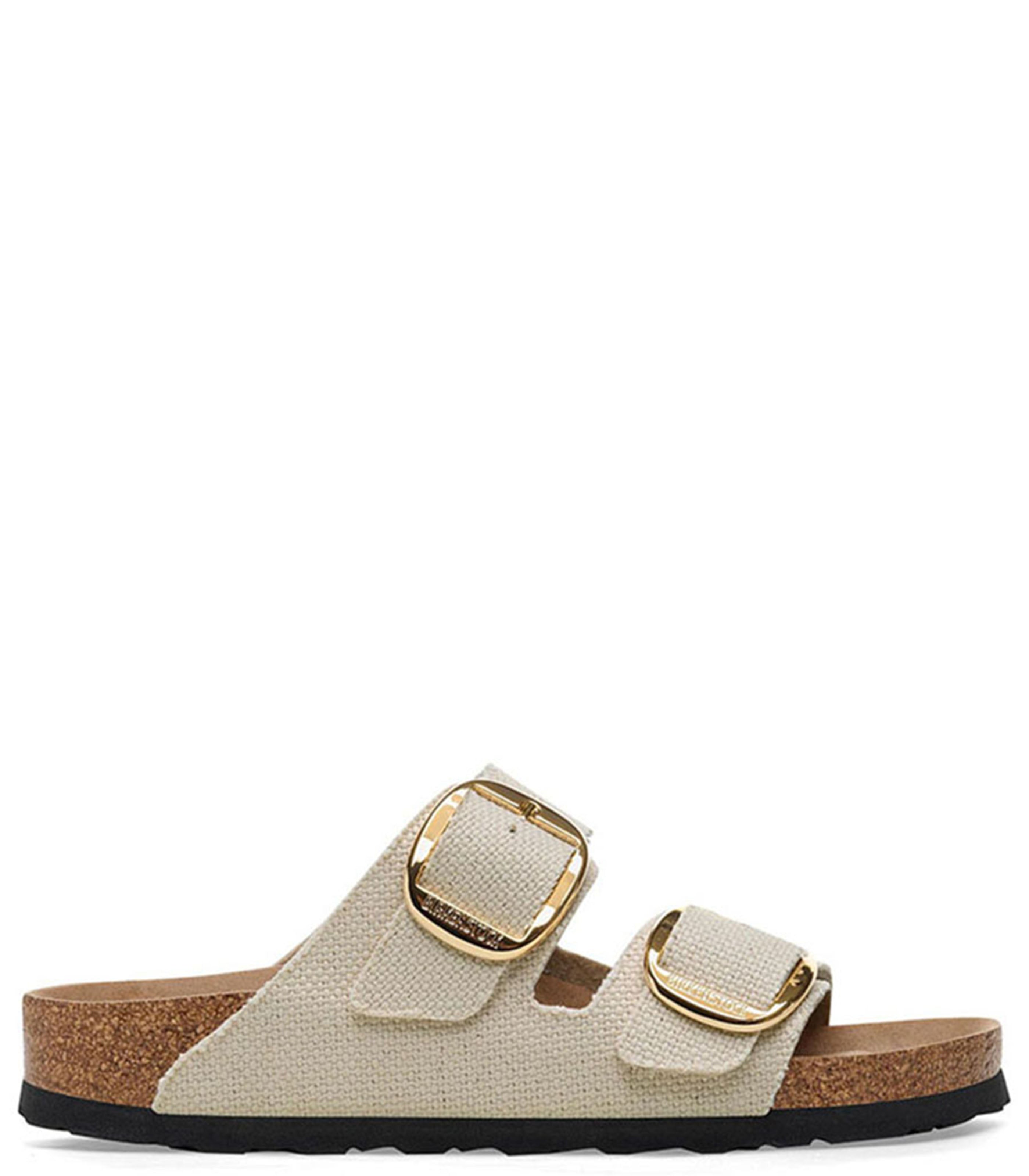 BIRKENSTOCKArizona Big Buckle Rivet Logo Womens Eggshell