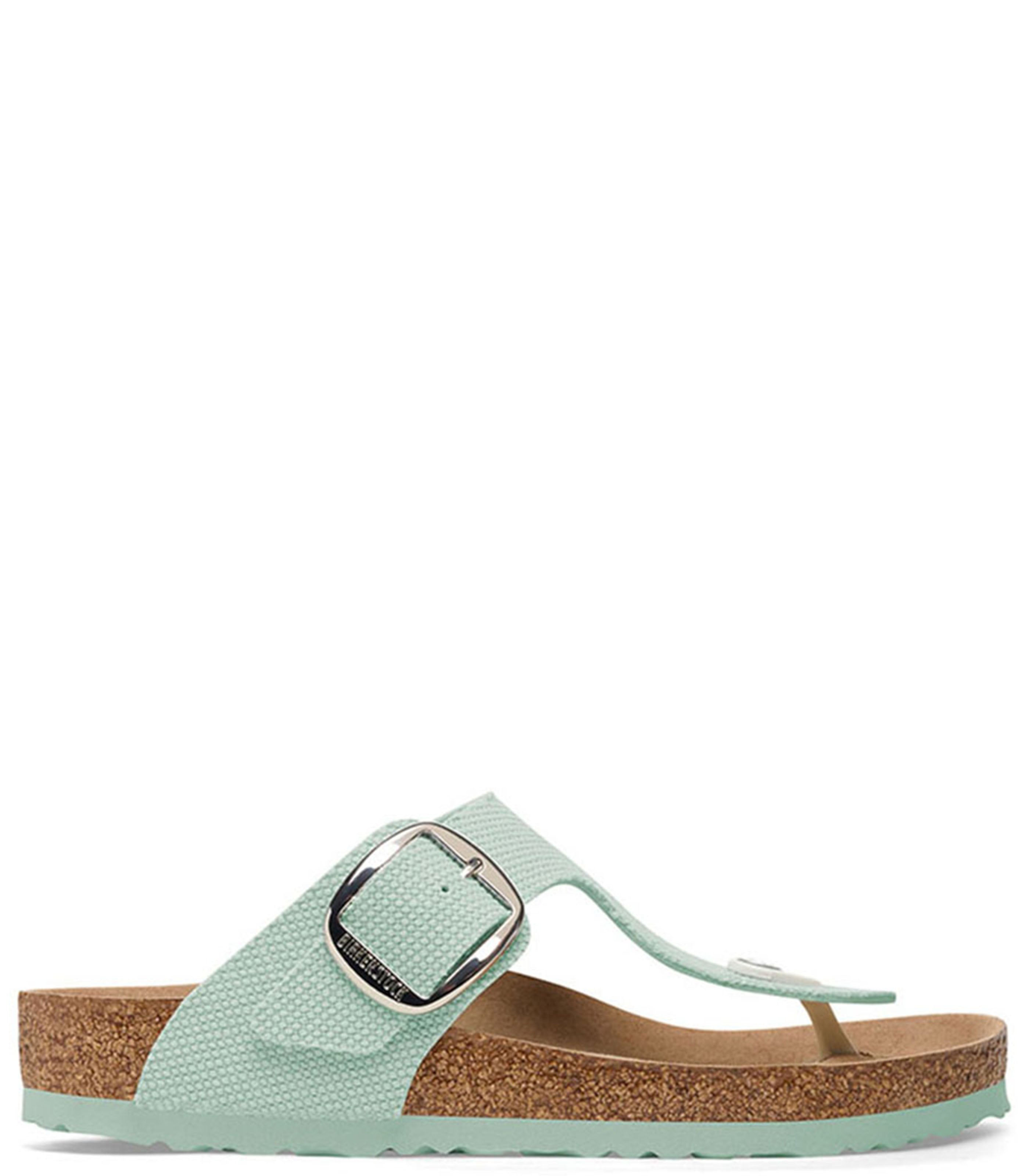 BIRKENSTOCKGizeh Big Buckle Rivet Logo Womens Surf Green