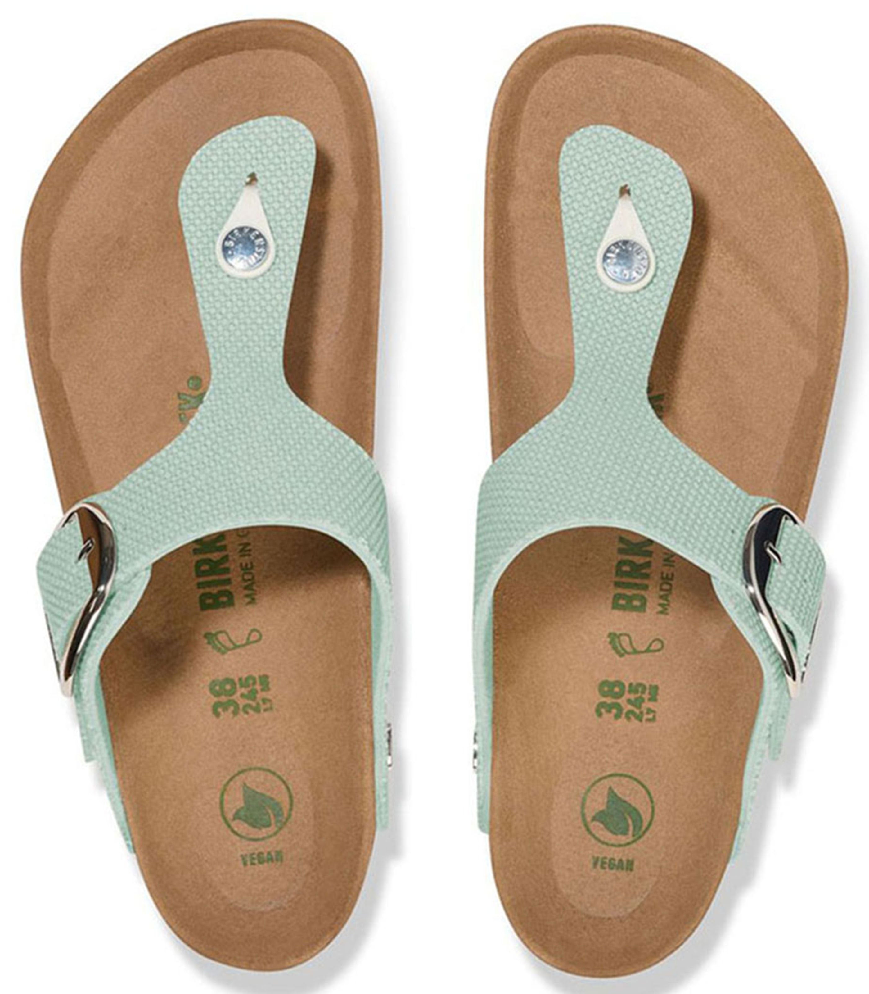 BIRKENSTOCKGizeh Big Buckle Rivet Logo Womens Surf Green
