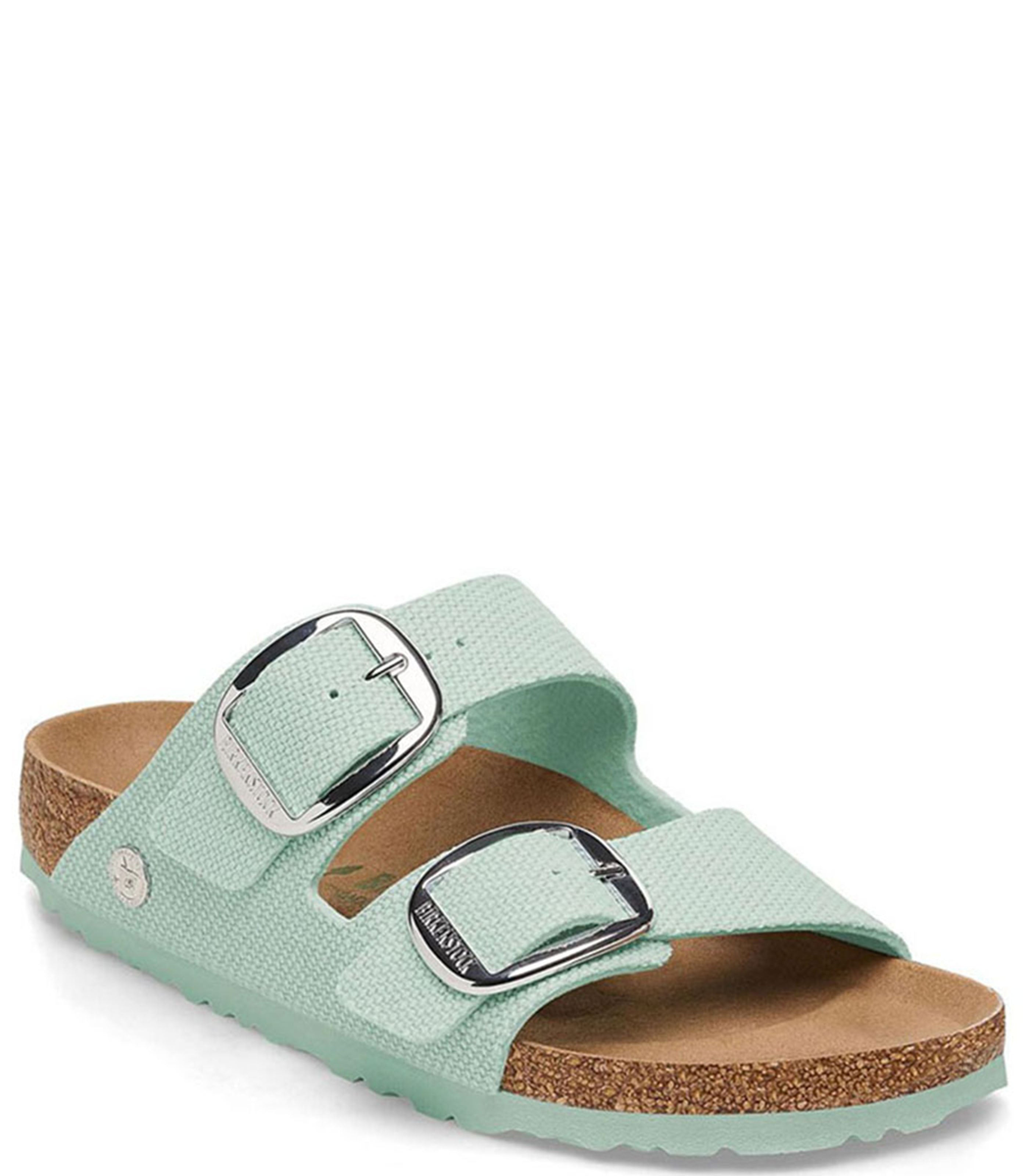 BIRKENSTOCKArizona Big Buckle Rivet Logo Womens Surf Green