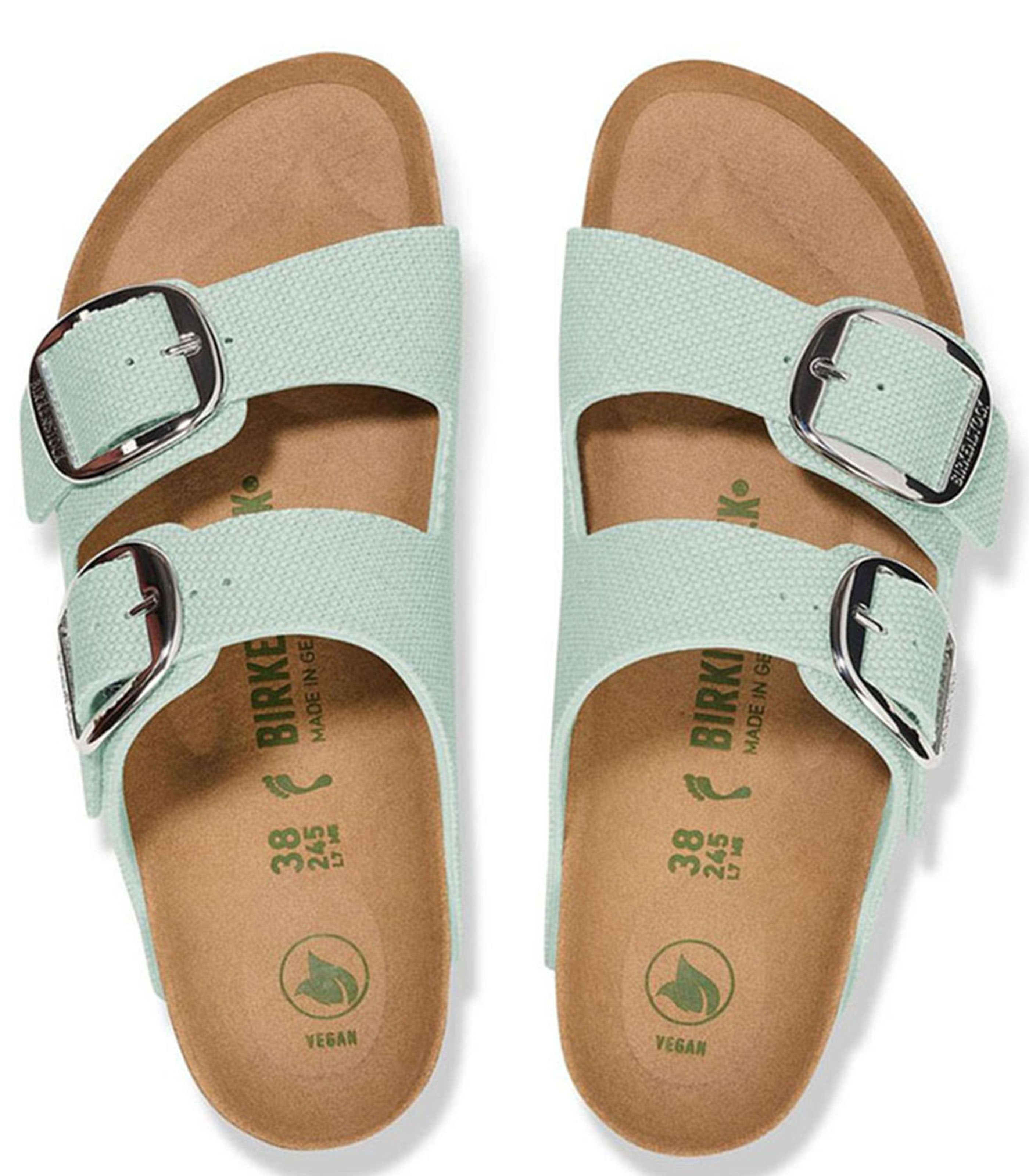 BIRKENSTOCKArizona Big Buckle Rivet Logo Womens Surf Green