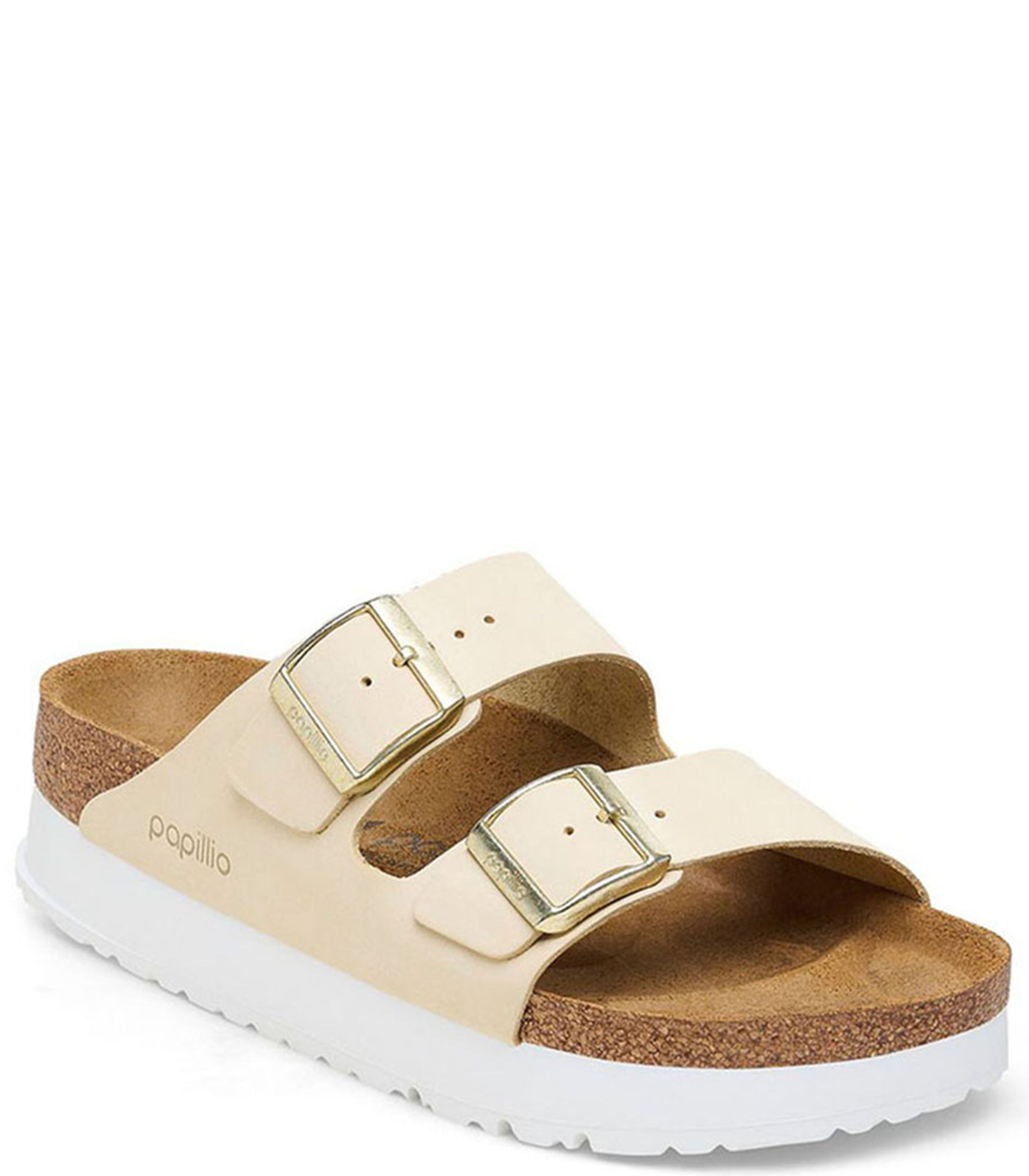 BIRKENSTOCKArizona Flex Platform Womens Ecru
