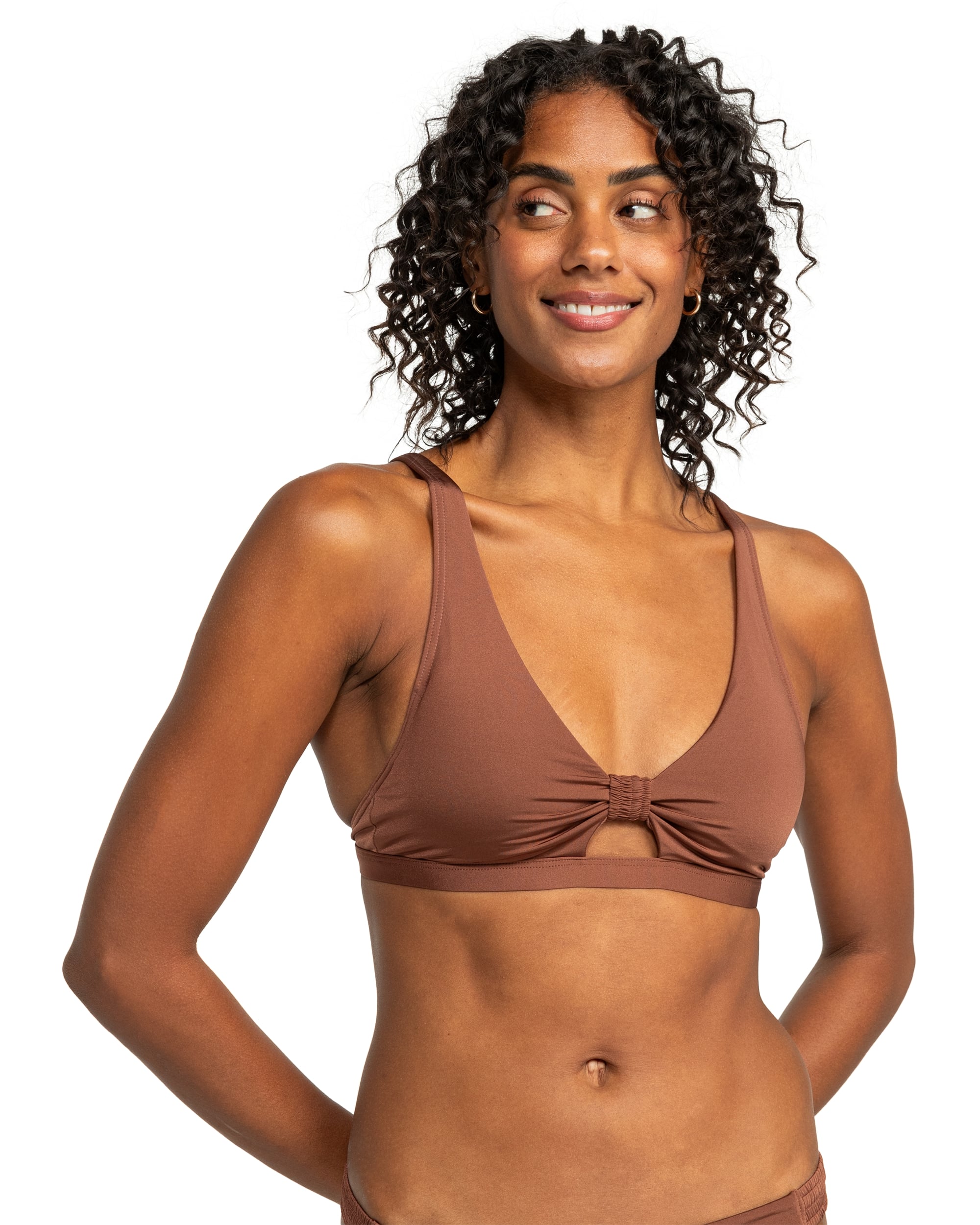 ROXYSilky Island Elongated Bikini Top