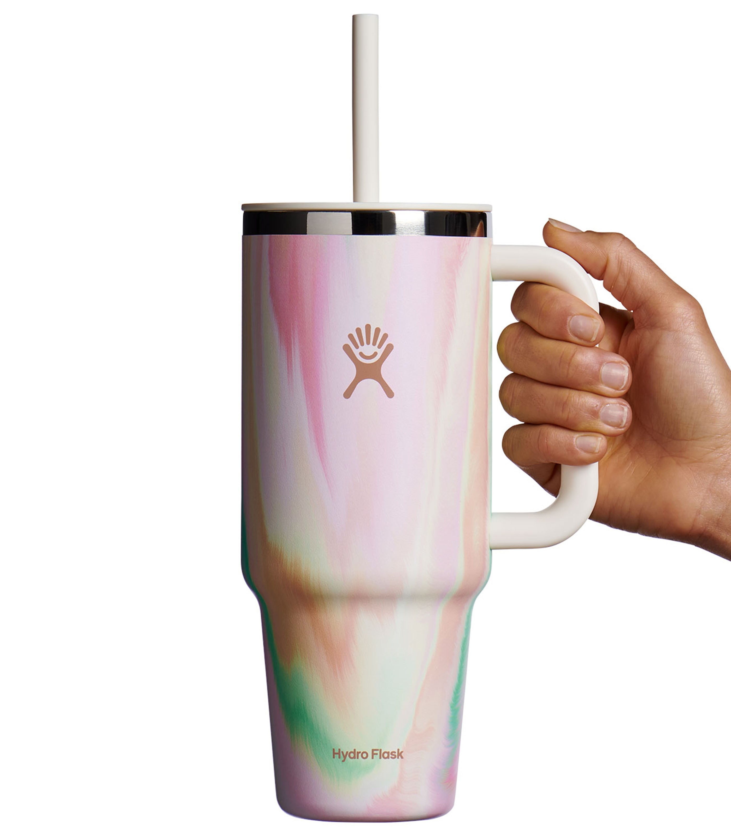 HYDRO FLASKHYDRO FLASK 40 OZ ALL AROUND TRAVEL TUMBLER SWIRL-G