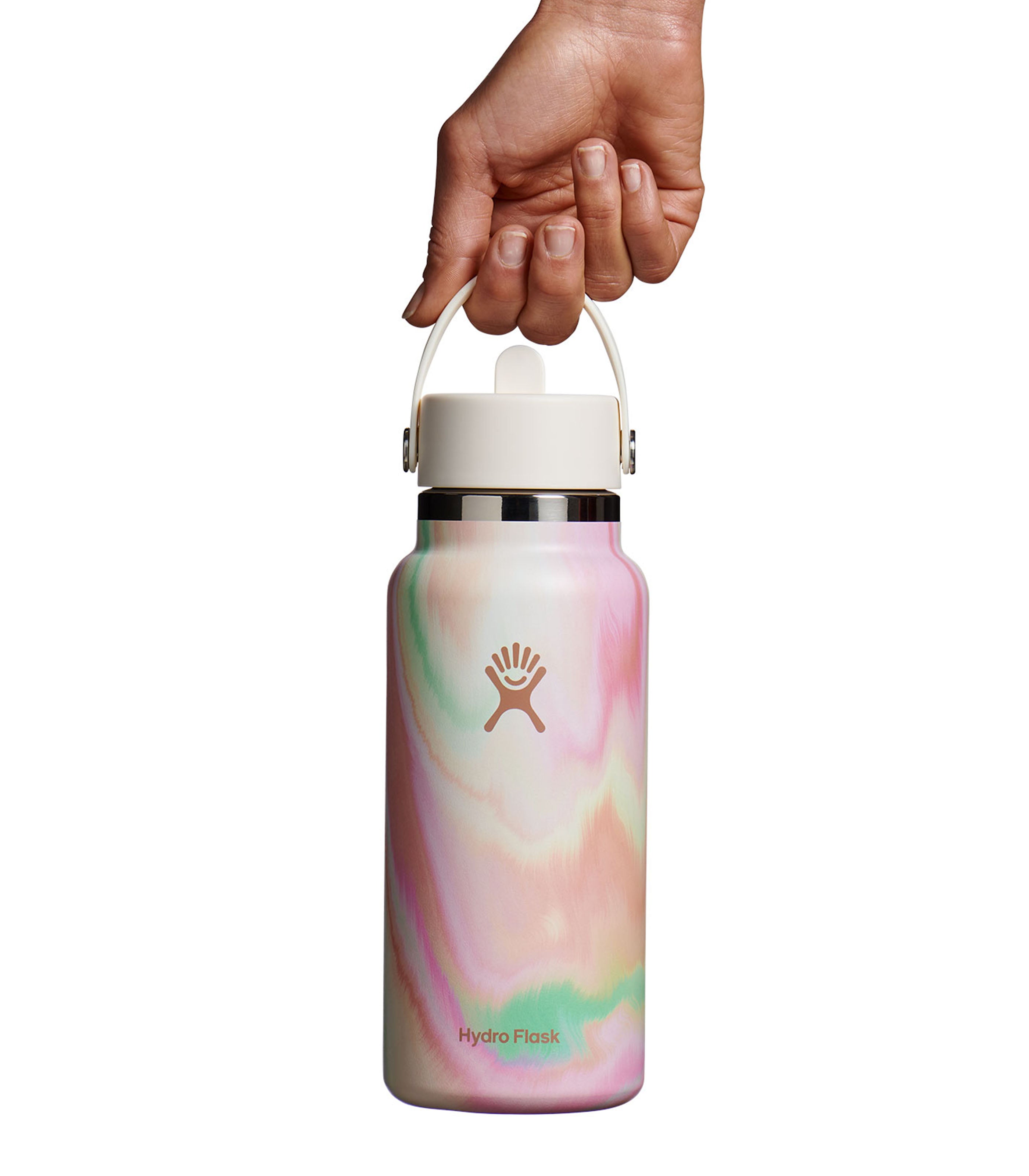 HYDRO FLASKHYDRO FLASK 32 OZ WIDE FLEX STRAW CAP SWIRL-G