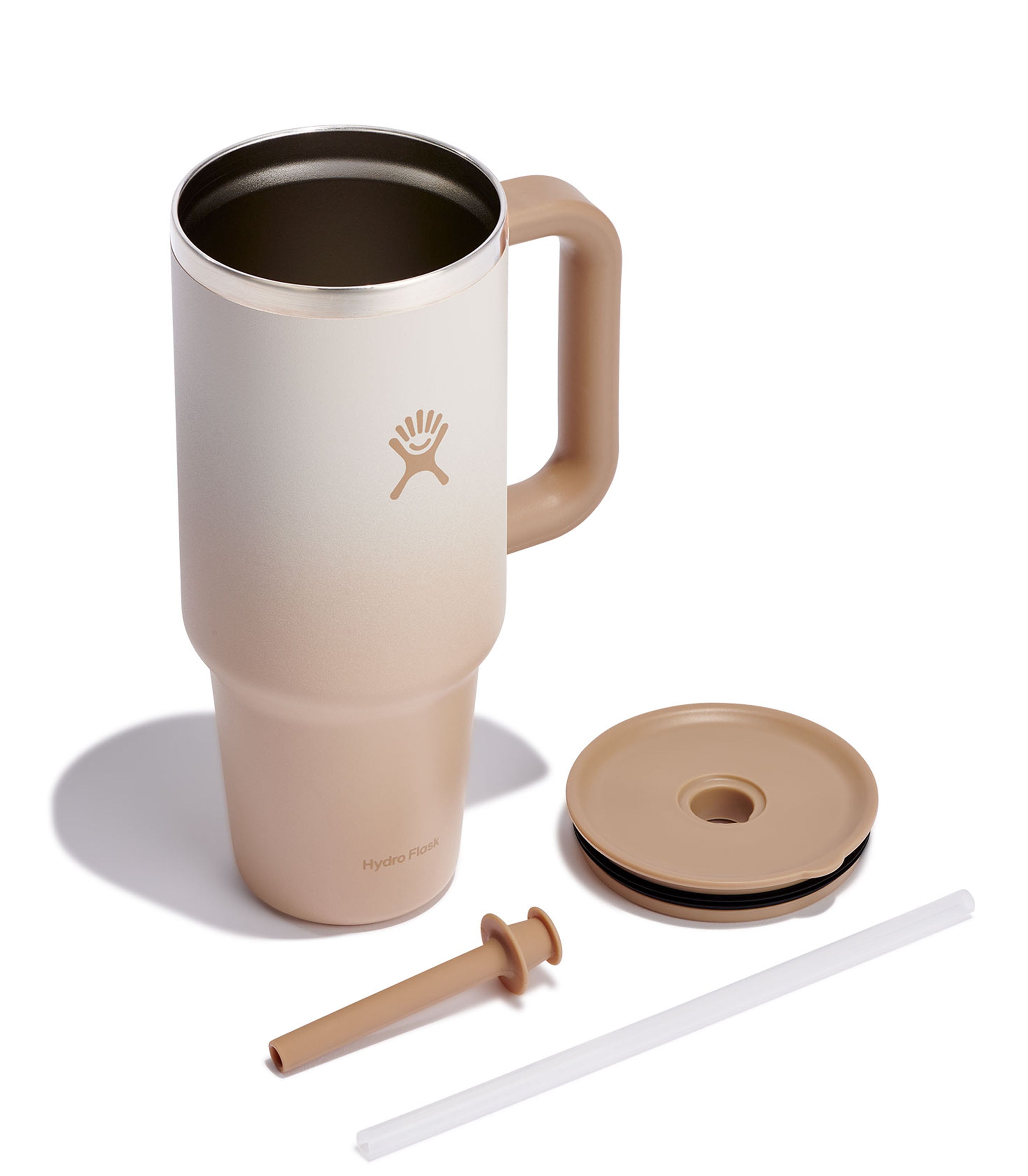 HYDRO FLASKHYDRO FLASK 40 OZ ALL AROUND TRAVEL TUMBLER HONEY OMBRE