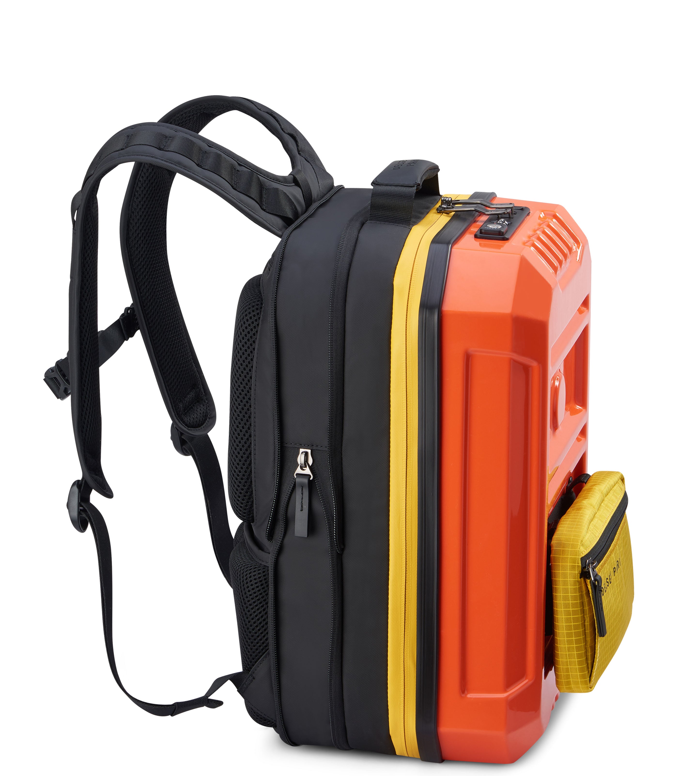 DELSEY PARISDelsey Paris Rempart Orange Hybrid Backpack