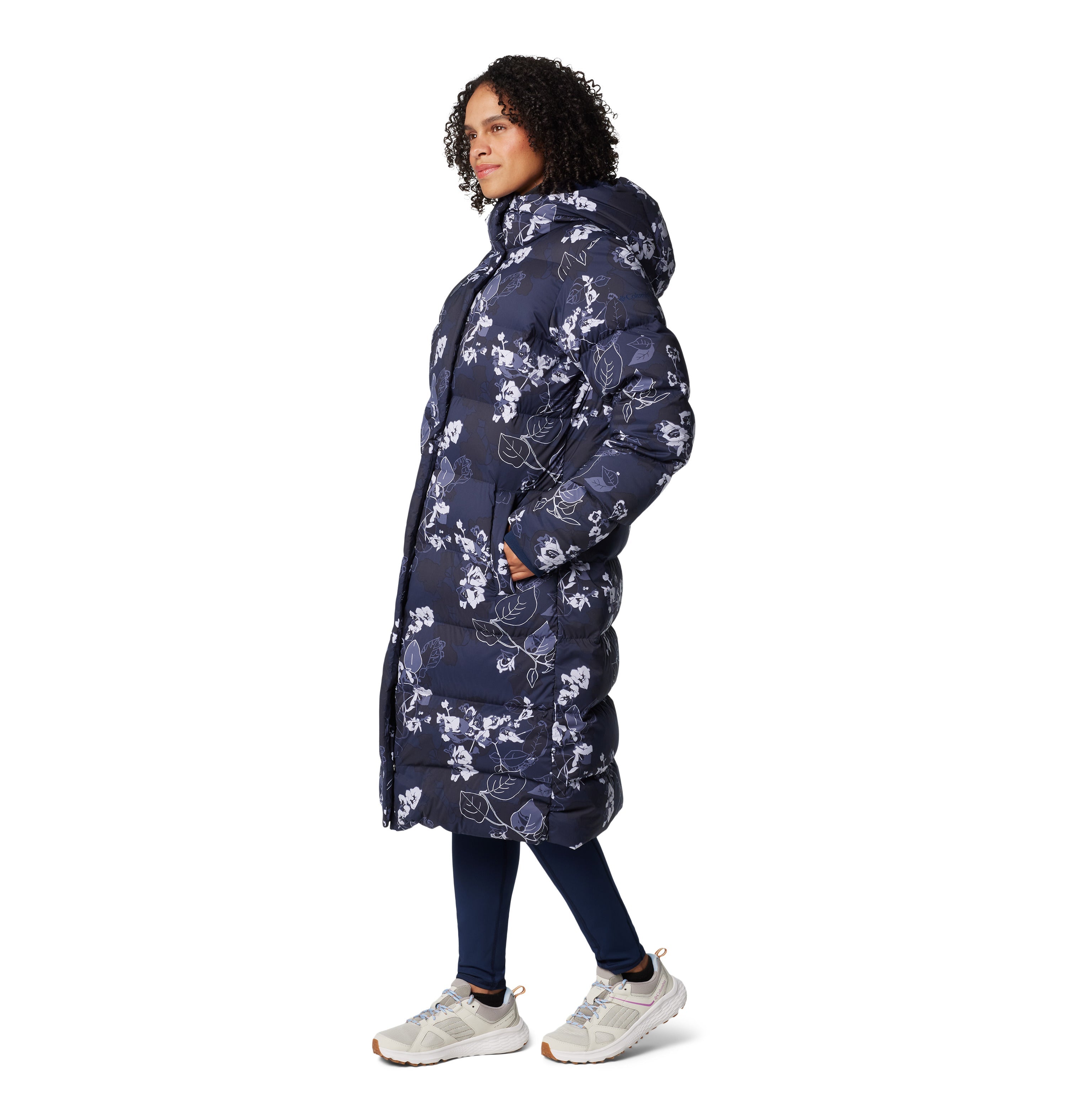 COLUMBIA SPORTSWEARWomen's Boundless Days Print Long Down Jacket Outerwear