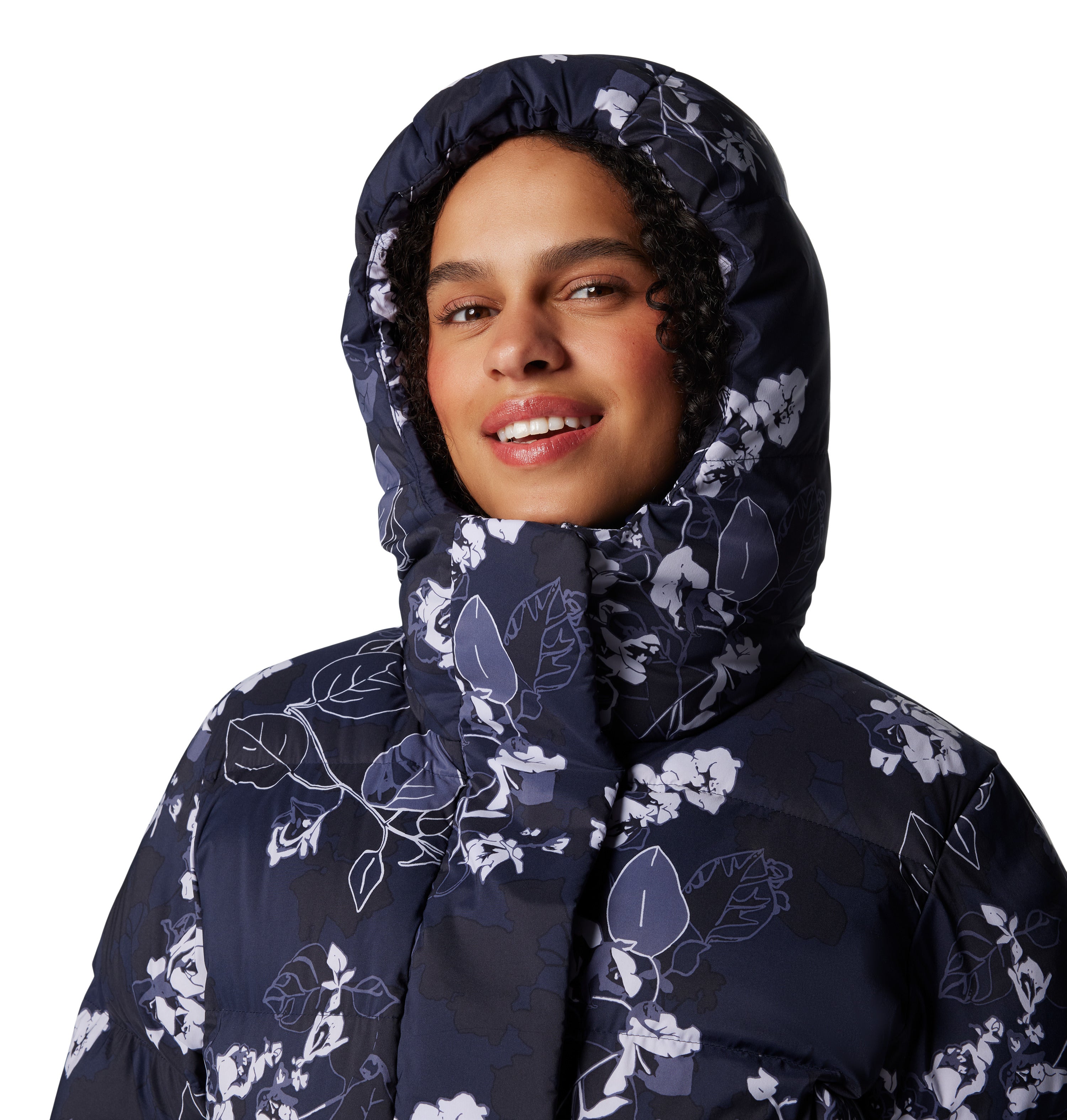 COLUMBIA SPORTSWEARWomen's Boundless Days Print Long Down Jacket Outerwear