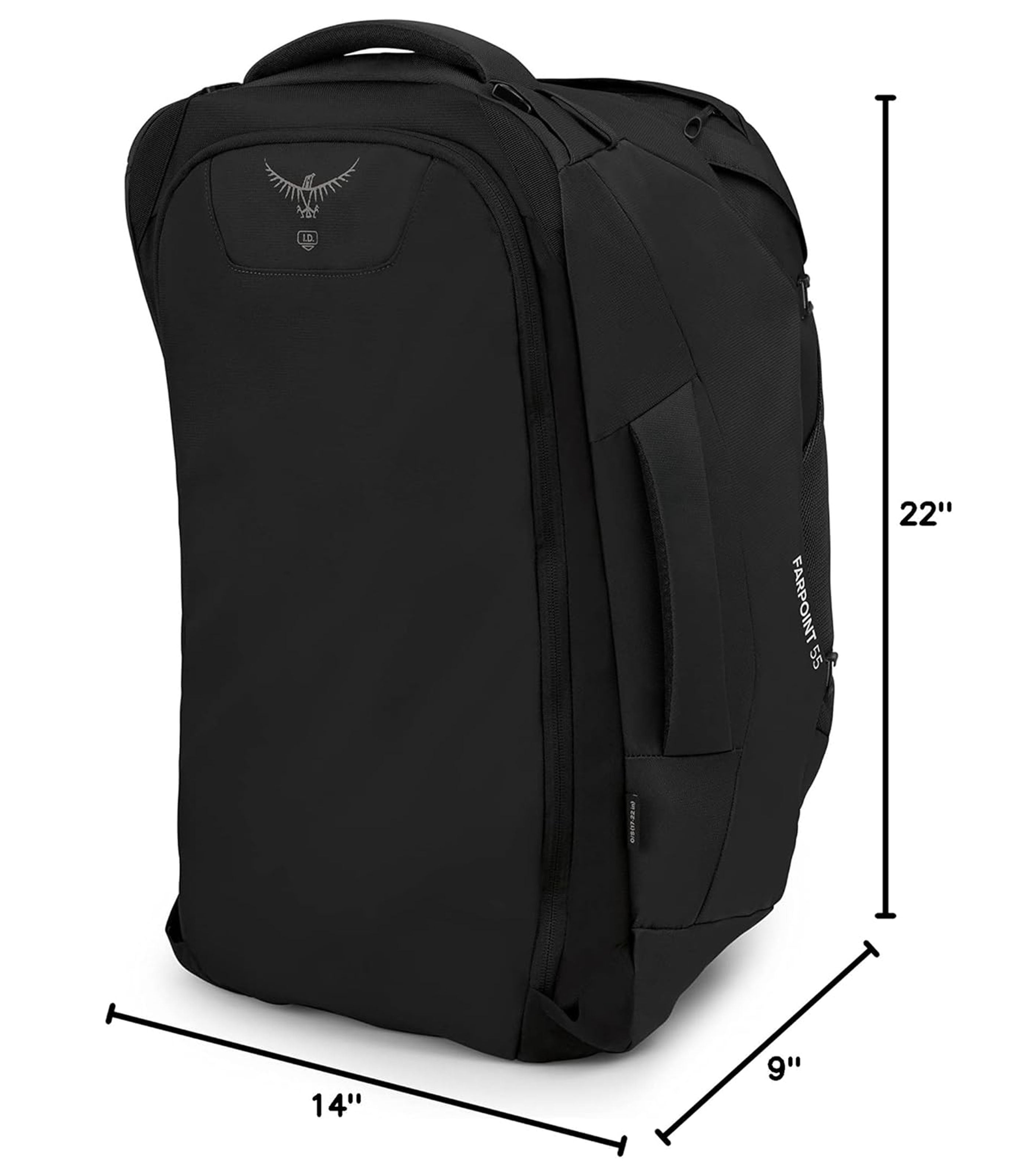 OSPREYFarpoint 55 Black O/S Bag