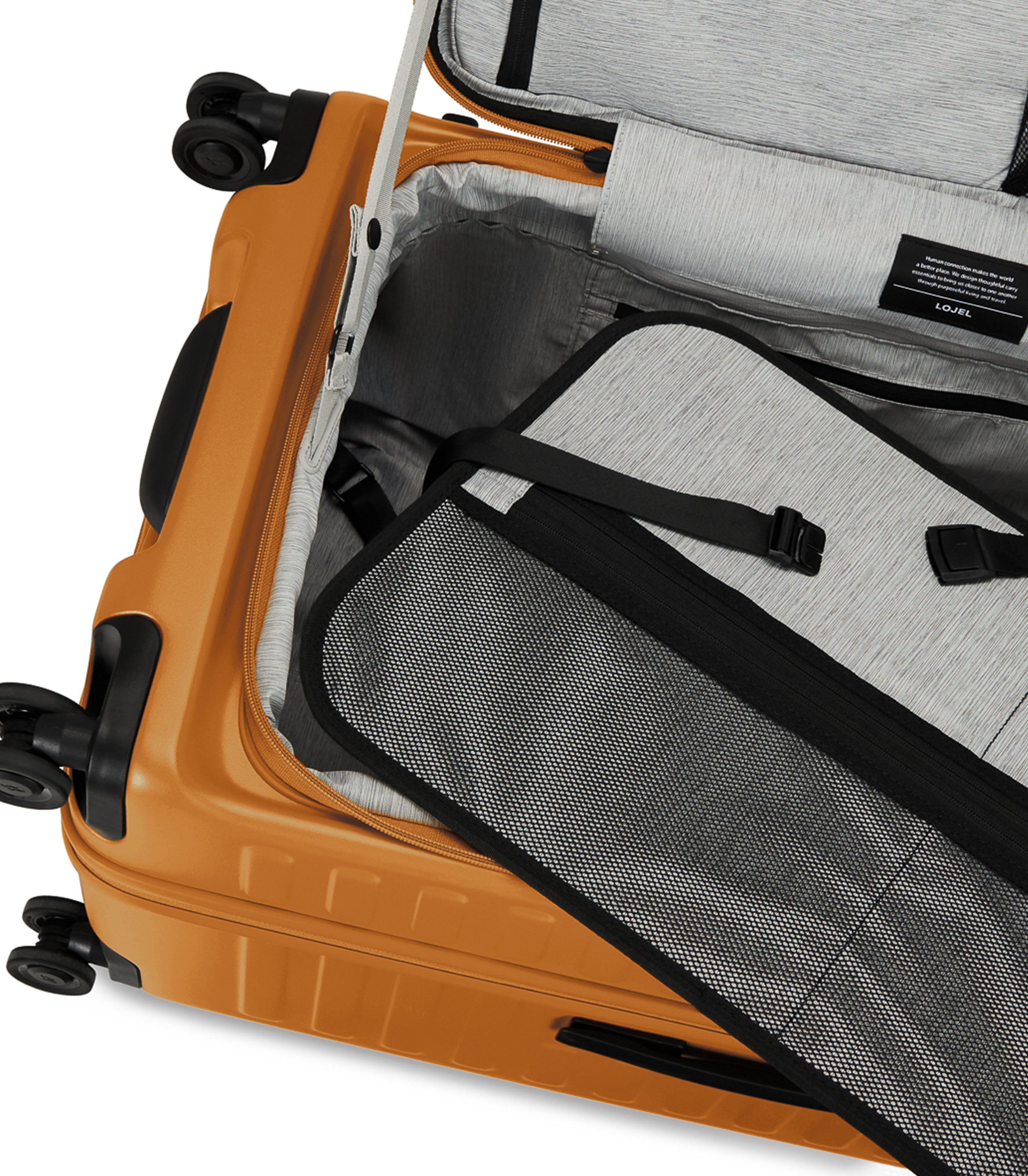 LOJELCubo Fit 29.5 in. Luggage Golden Ochre
