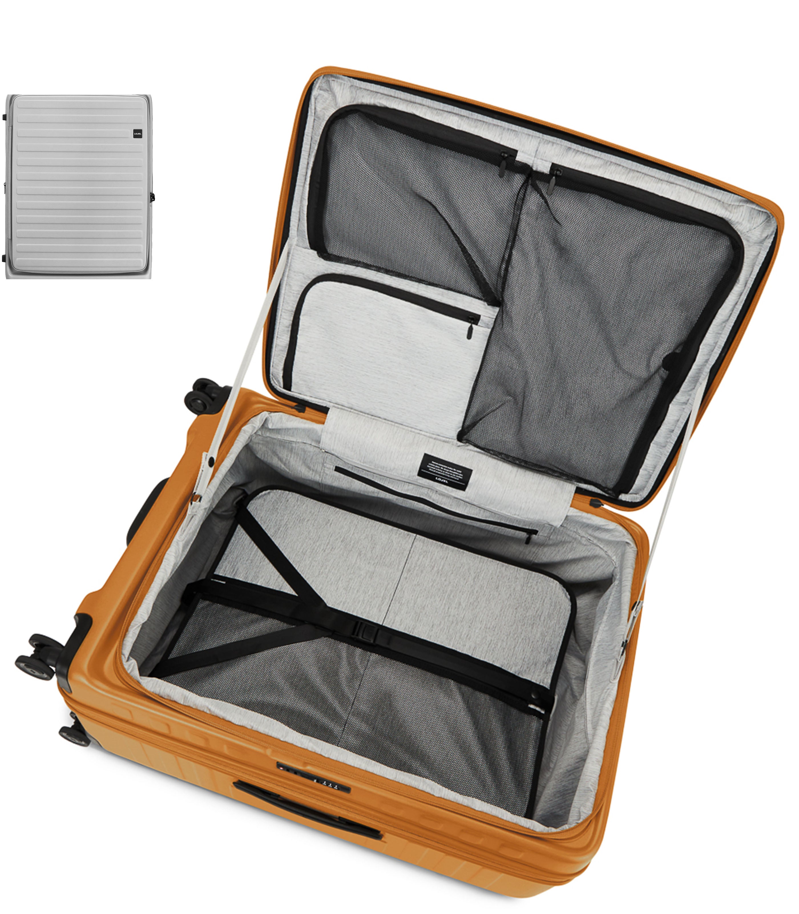 LOJELCubo 30 in. Luggage Golden Ochre (L)