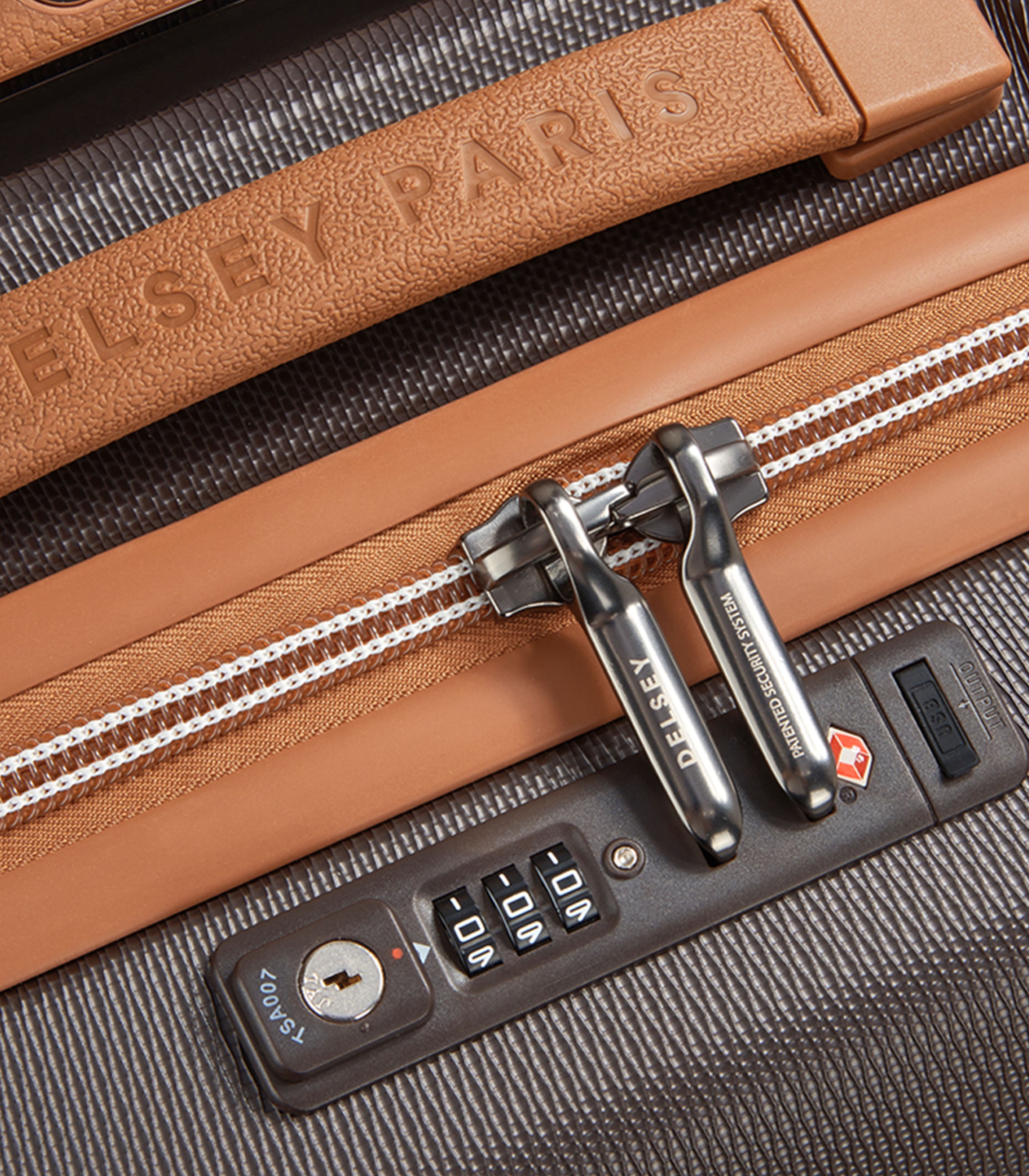 DELSEY PARISChatelet Air 2.0 with Braking System Brown 55cm (Small) Luggage