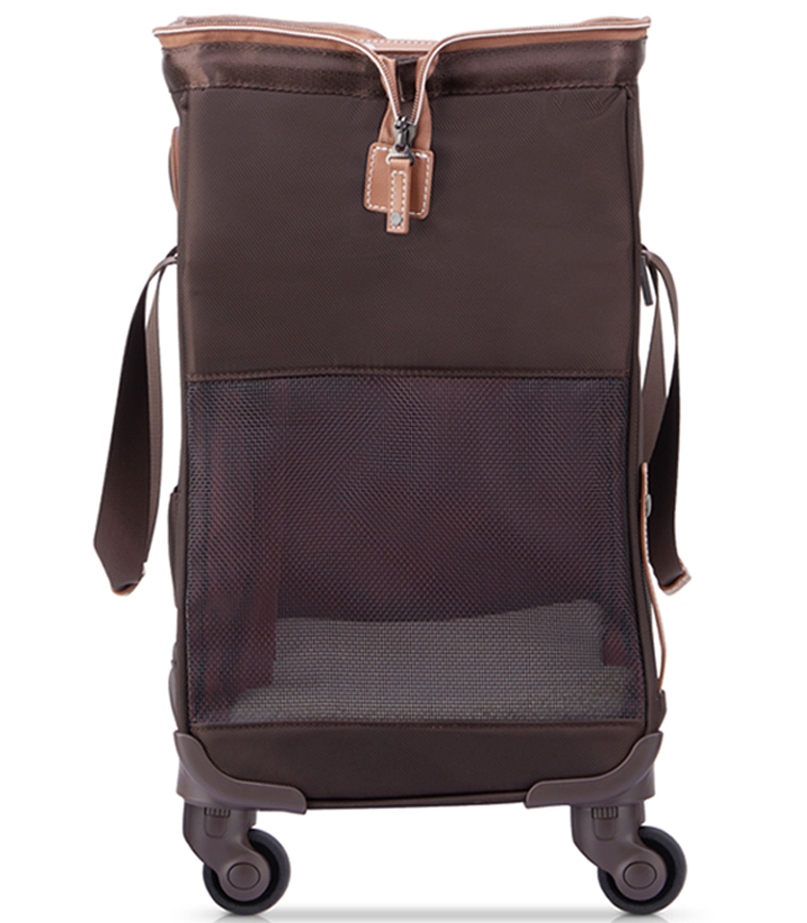 DELSEY PARISChatelet Pet Carrier 4 Wheels Bag Brown