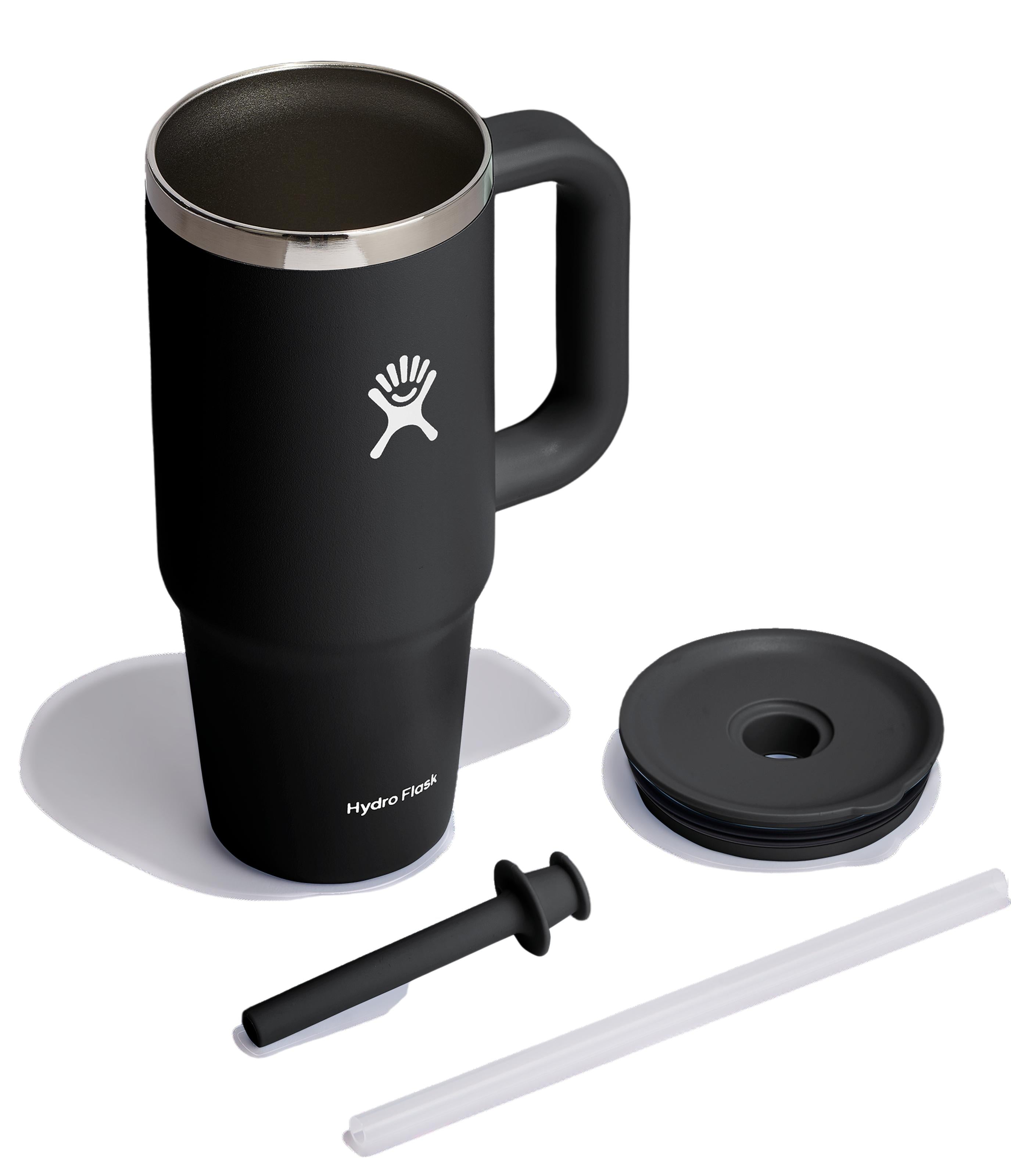 HYDRO FLASKHYDRO FLASK 24 OZ ALL AROUND TRAVEL TUMBLER BLACK