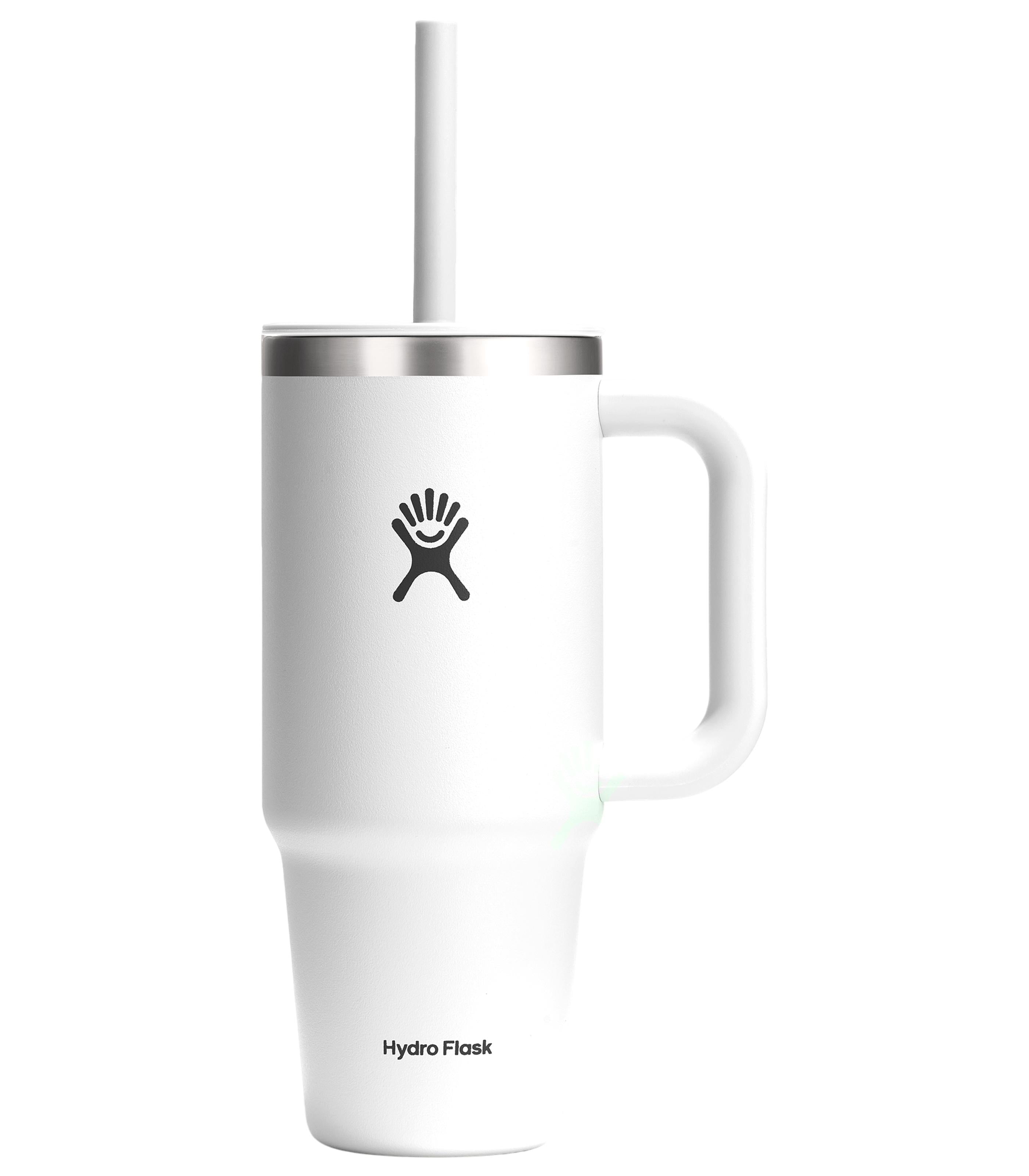 HYDRO FLASKHYDRO FLASK 24 OZ ALL AROUND TRAVEL TUMBLER WHITE