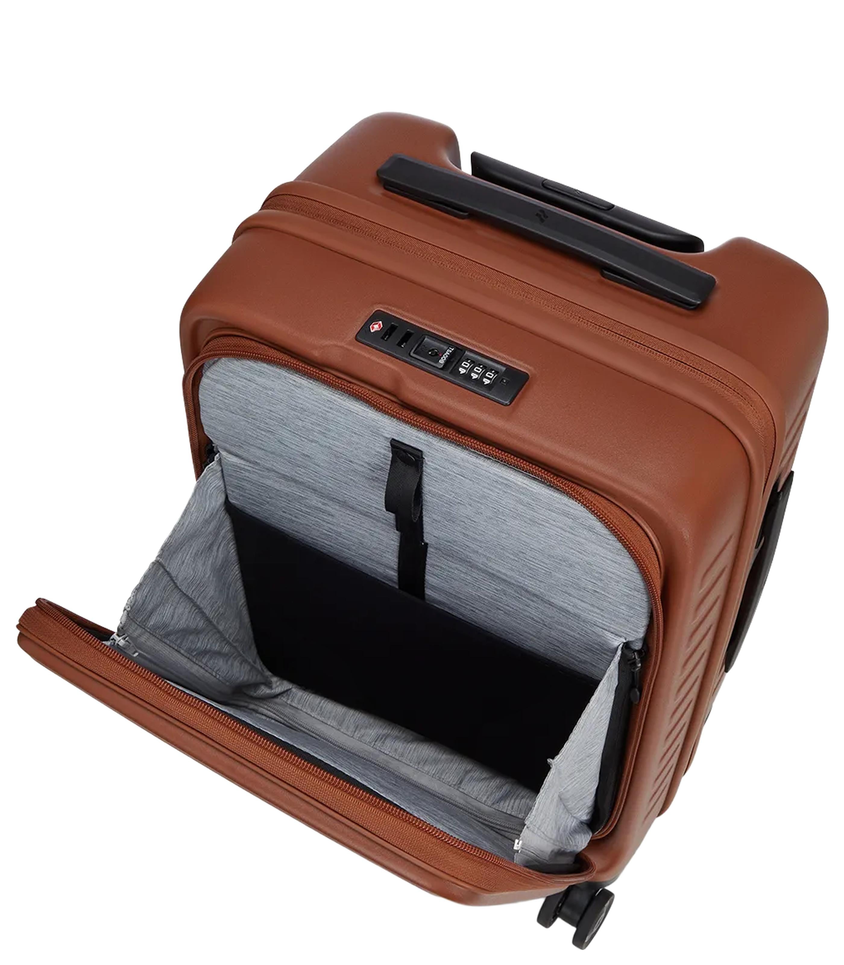 LOJELCUBO 21 IN. LUGGAGE BURNT SIENNA (S)