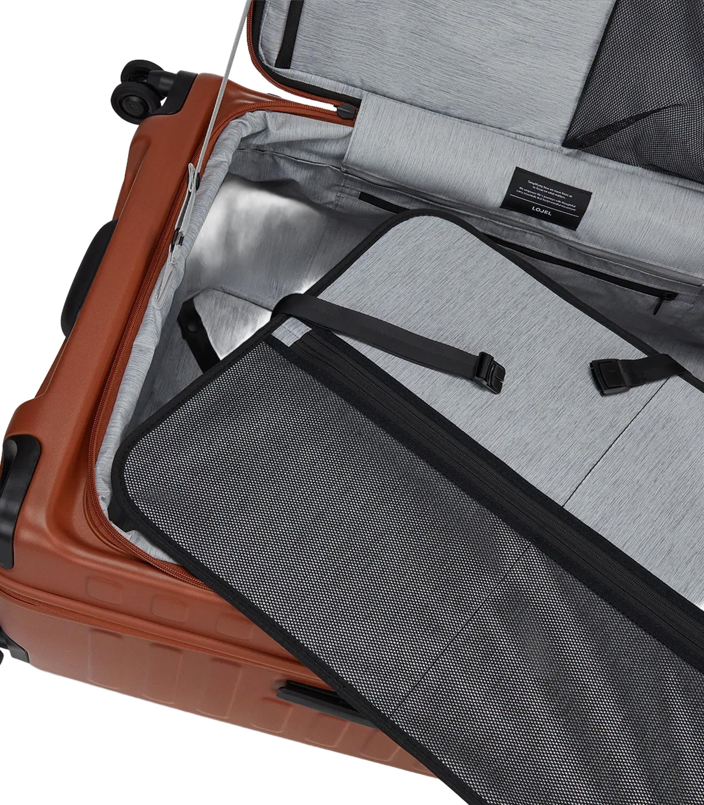 LOJELCUBO 30 IN. LUGGAGE BURNT SIENNA (L)