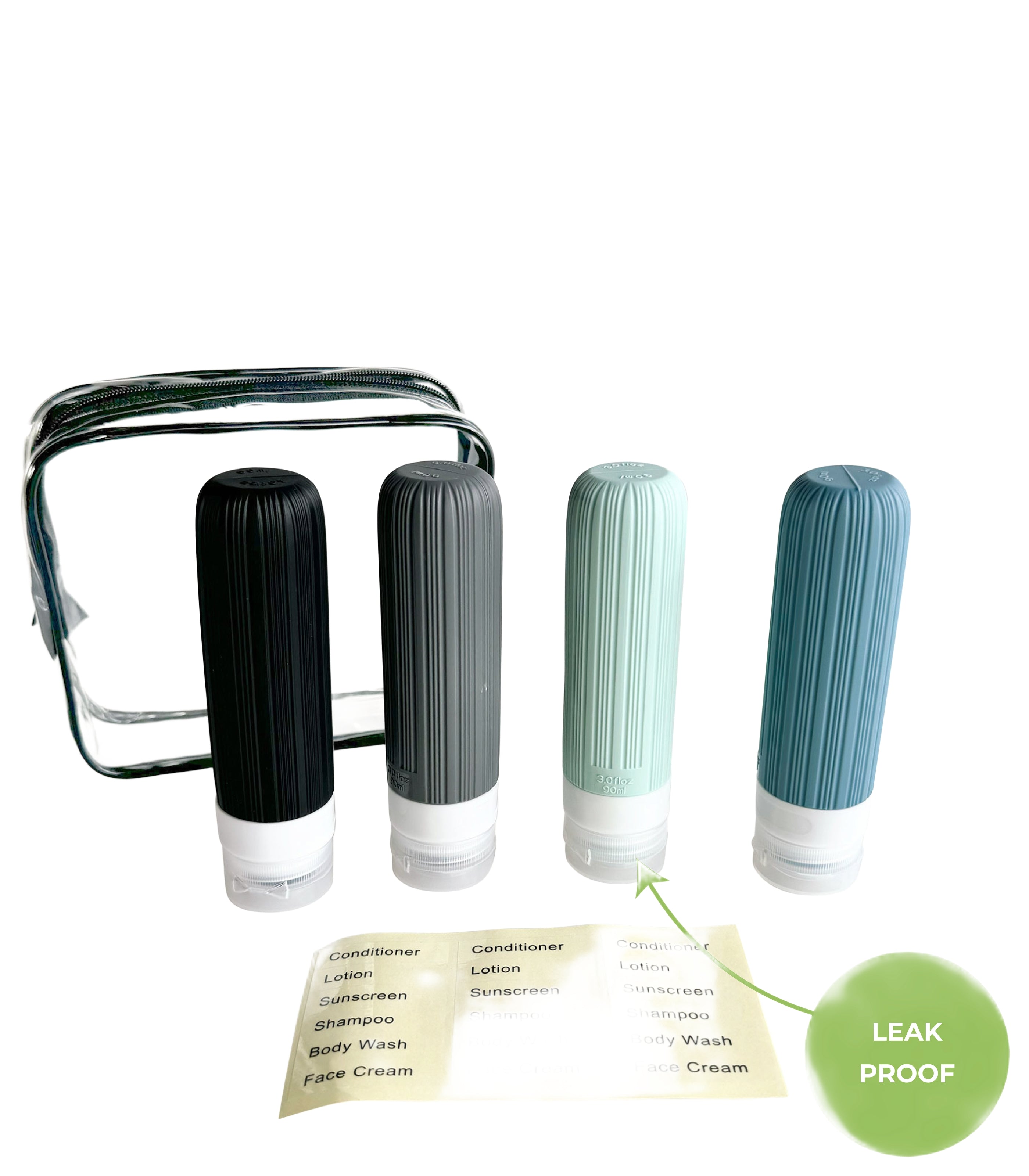 CLEVER SPACESSilicon Tube Set - 4Pcs