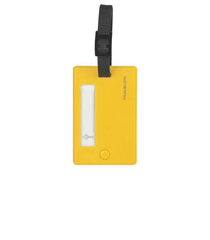 TRAVELONSet of 2 Luggage Tags - Yellow